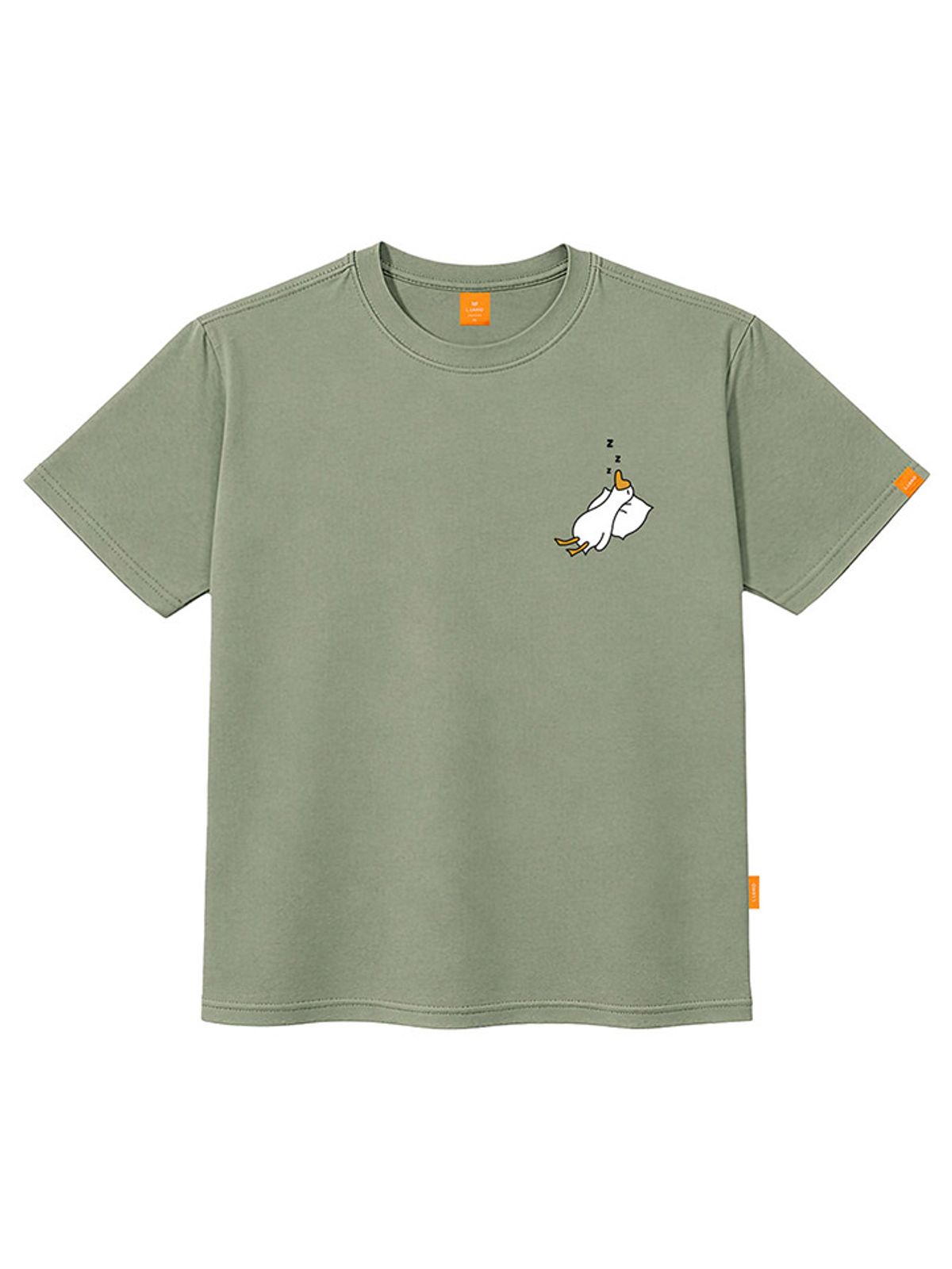 엘라모(LLAMO) 슬립덕 반팔티셔츠 남녀공용 빅사이즈 S~4XL