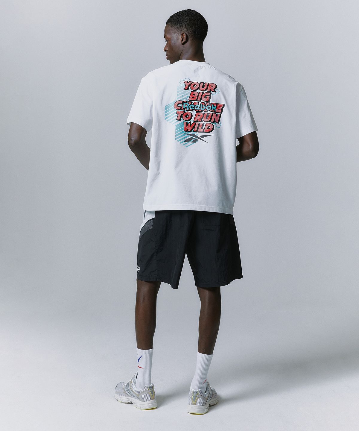 리복(REEBOK) WILD RUN 티셔츠 - 화이트