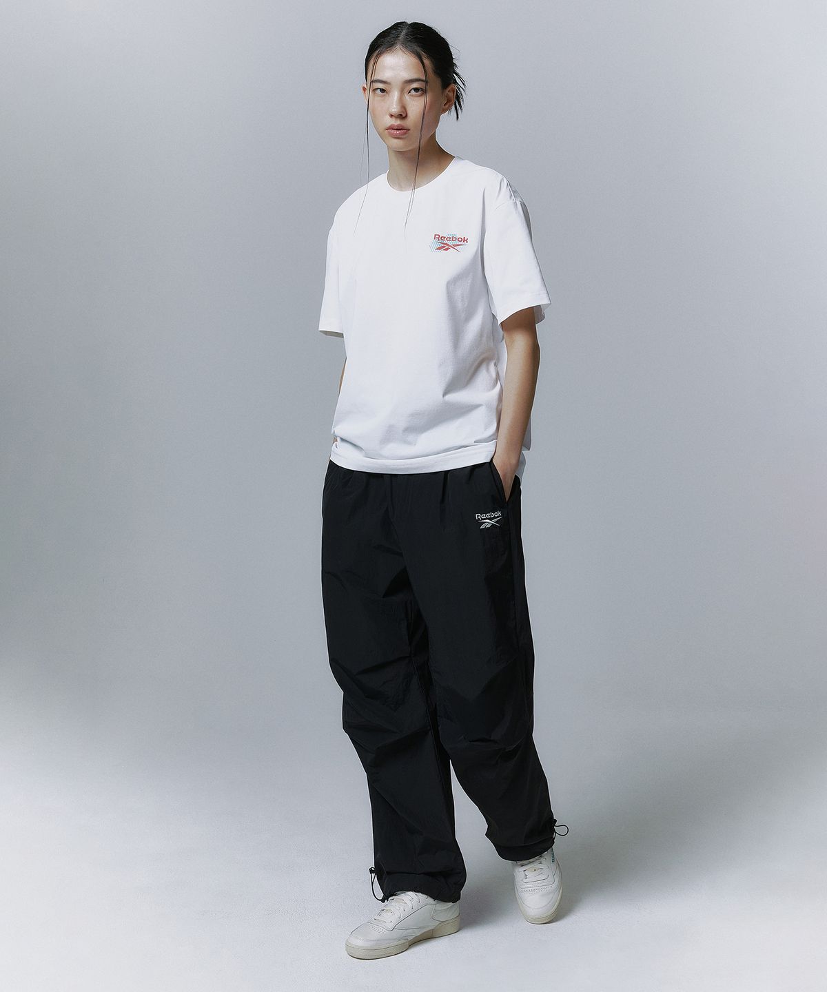 리복(REEBOK) WILD RUN 티셔츠 - 화이트