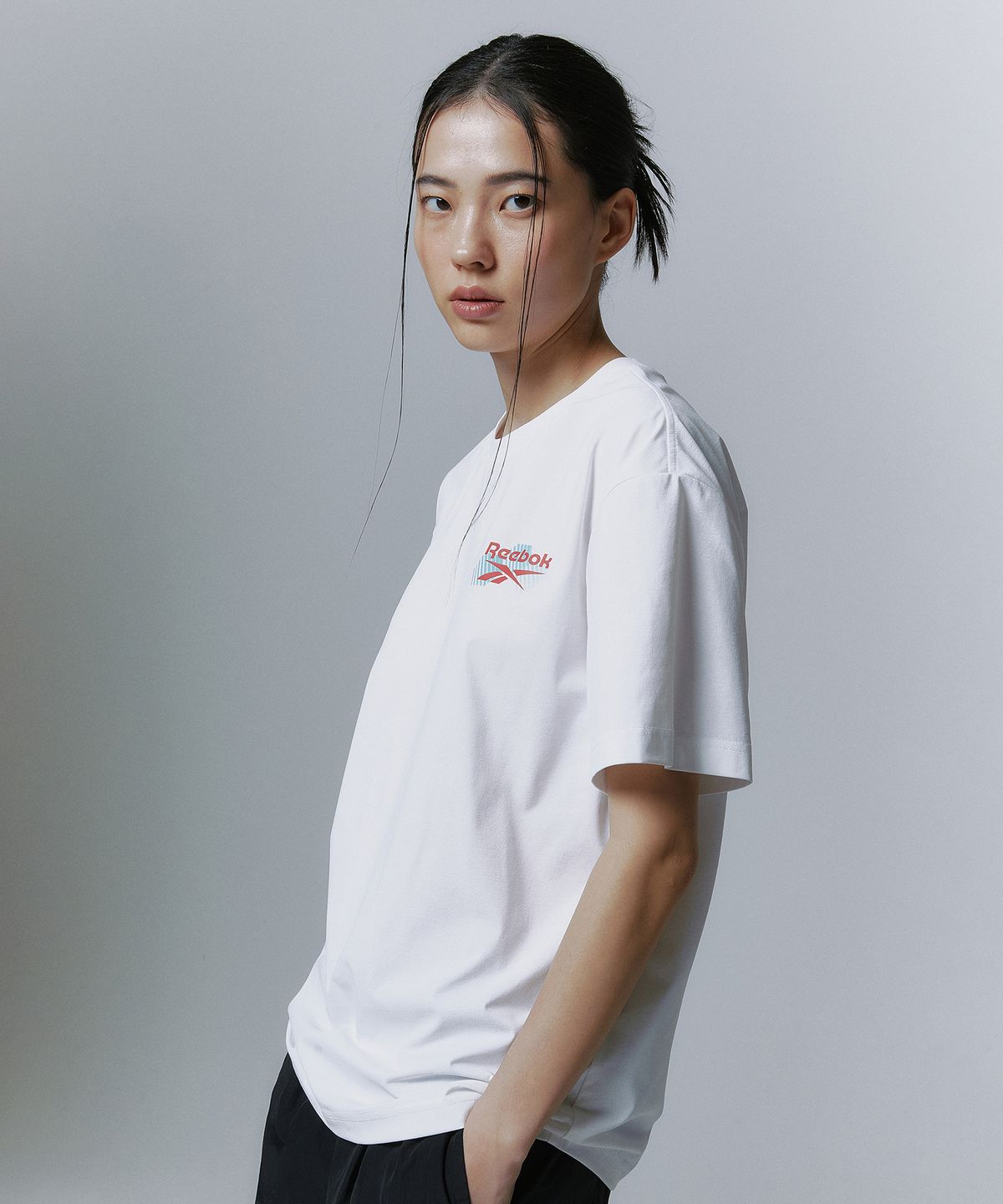 리복(REEBOK) WILD RUN 티셔츠 - 화이트