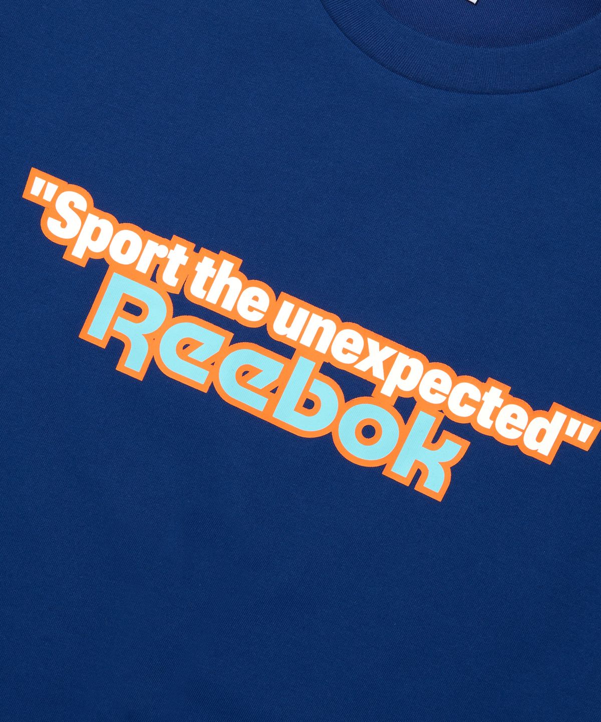 리복(REEBOK) TEAM SPORTS 그래픽 티셔츠 - 블루