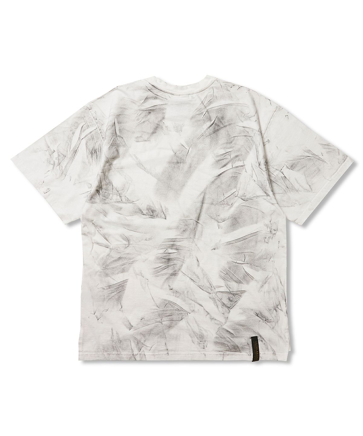 스티그마(STIGMA) STGM Paint Dirty Washed Oversized Short Sleeves T-Shirts White