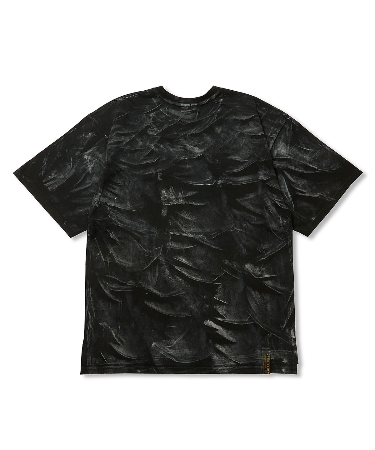 스티그마(STIGMA) STGM Paint Dirty Washed Oversized Short Sleeves T-Shirts Black