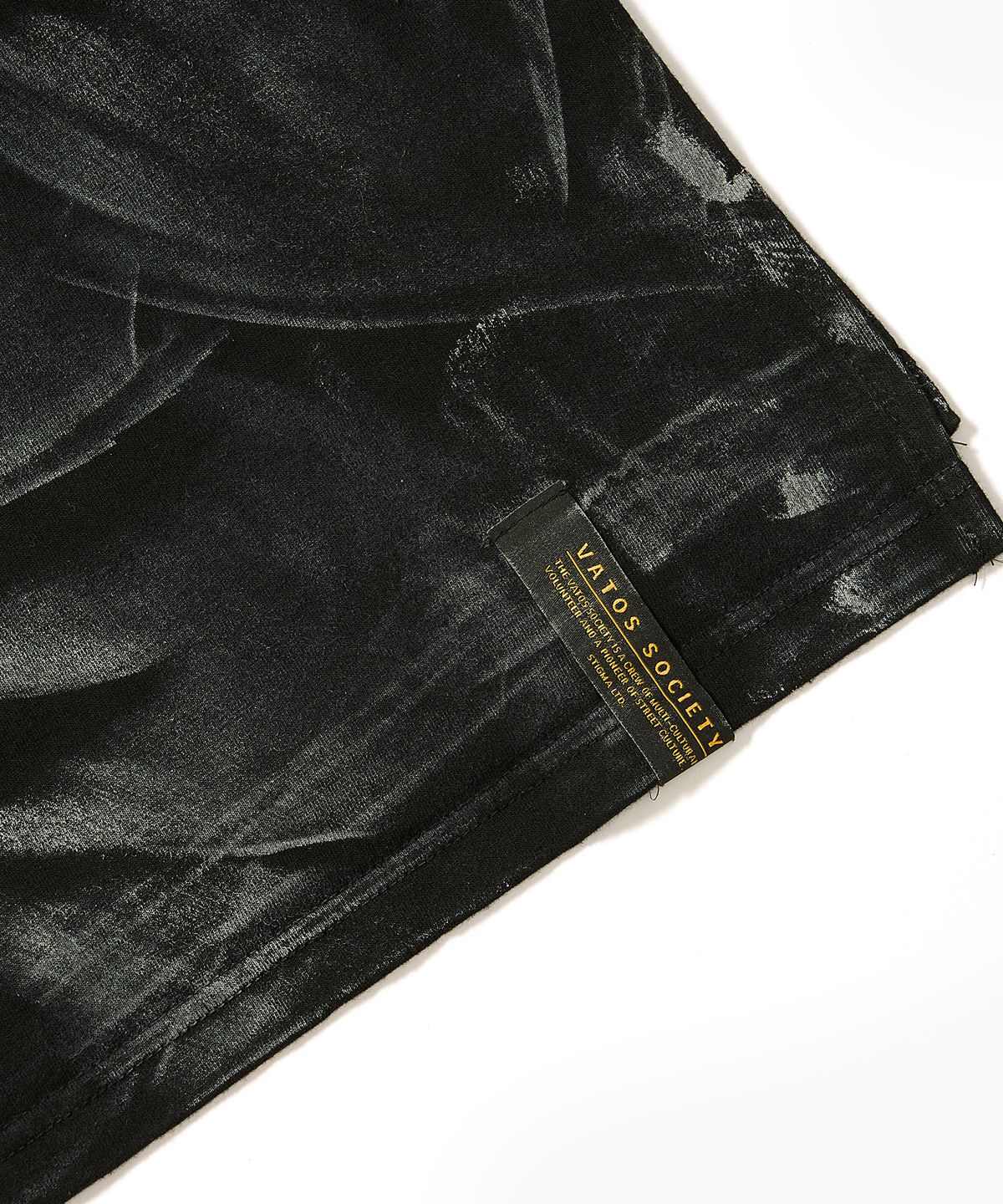 스티그마(STIGMA) STGM Paint Dirty Washed Oversized Short Sleeves T-Shirts Black