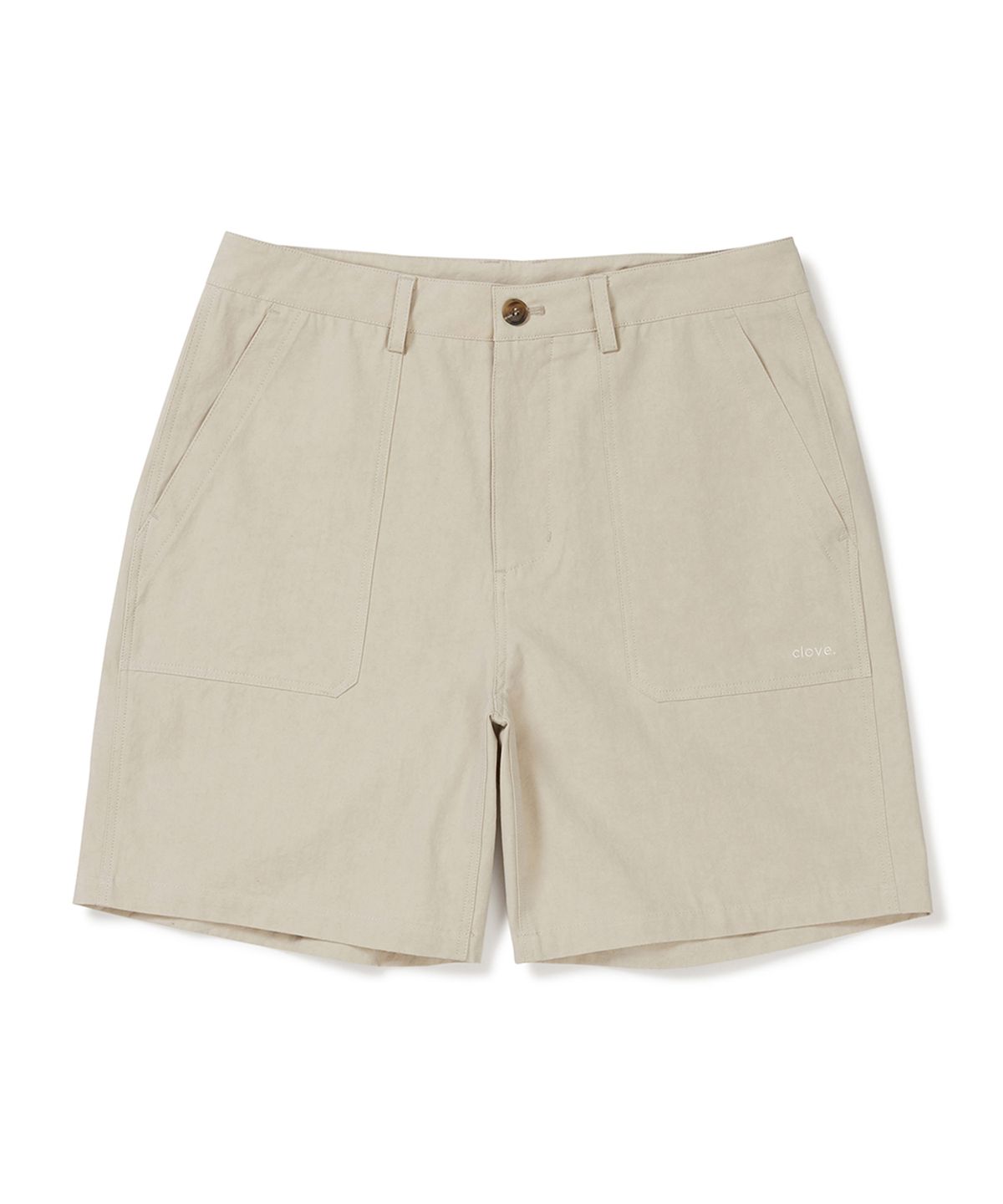 클로브(CLOVE) [24SS clove] Fatigue Shorts (Beige)