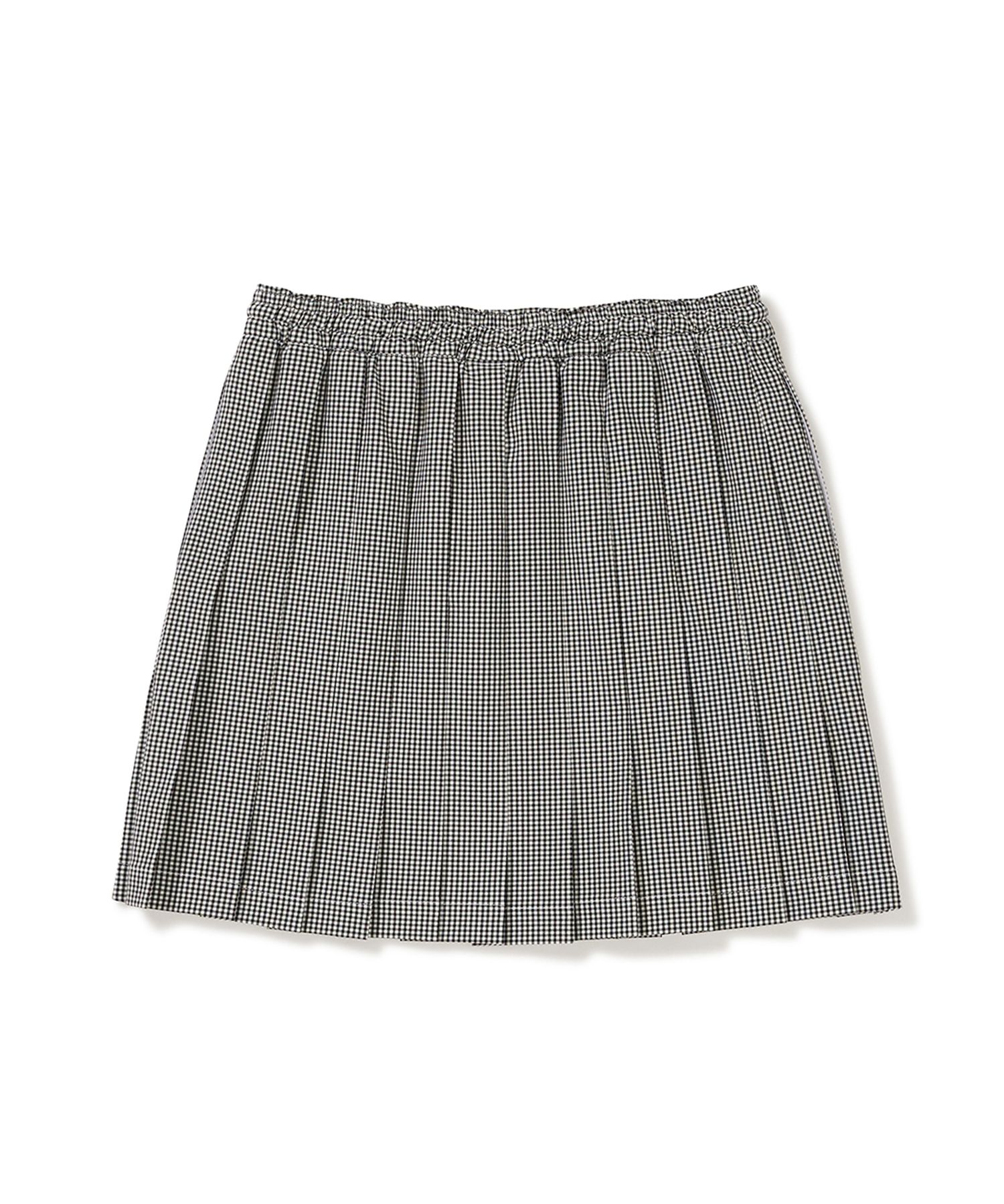 MUSINSA | CLOVE [24SS clove] Pleats Banding Skirt (Black)