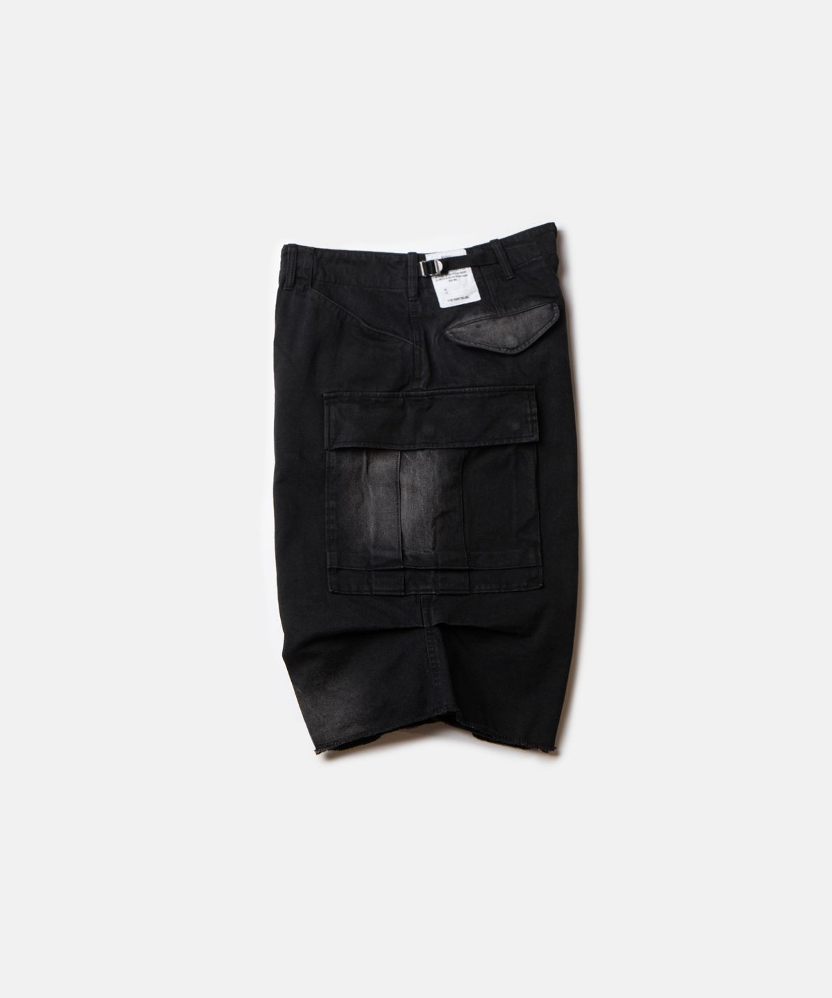 비헤비어(BEHEAVYER) MIL HALF PANTS dust black