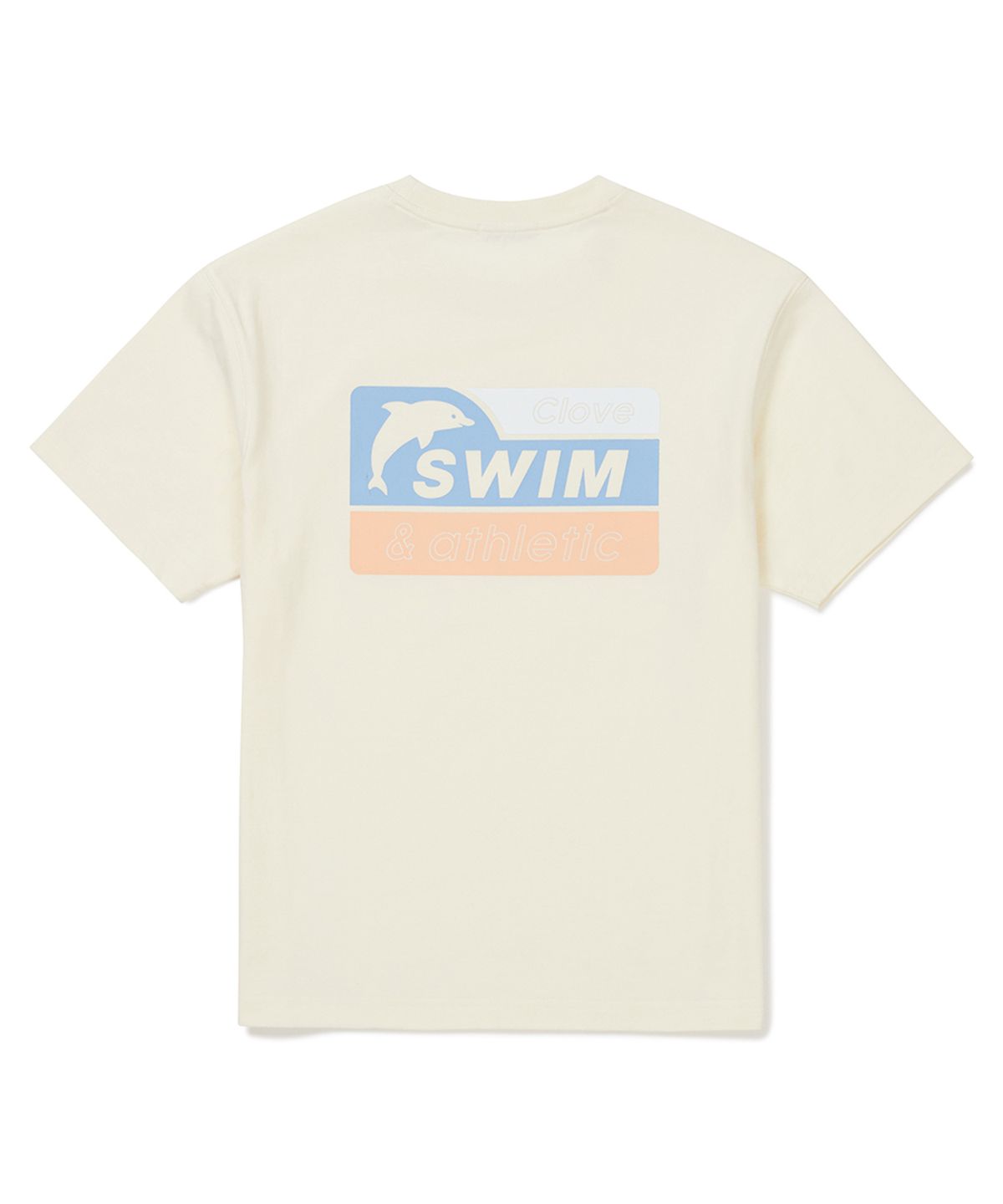 클로브(CLOVE) [24SS clove] Swim Club T-Shirt (Cream)
