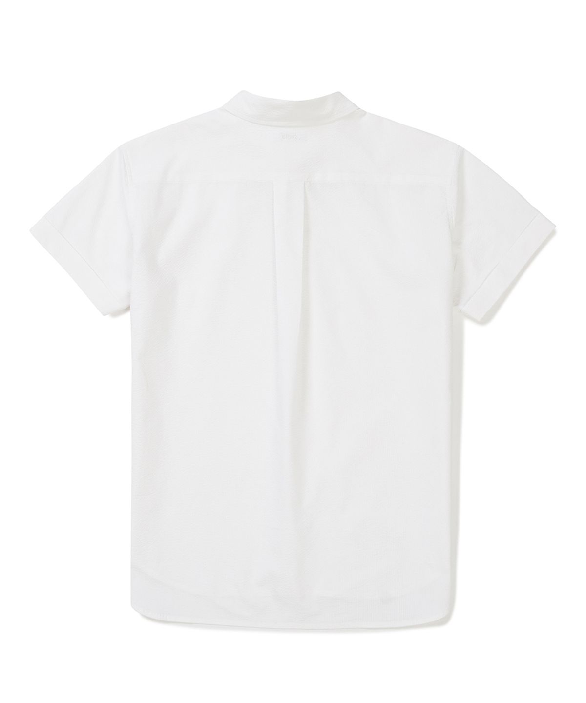 클로브(CLOVE) [24SS clove] Seersucker Turn-up Shirt (White)