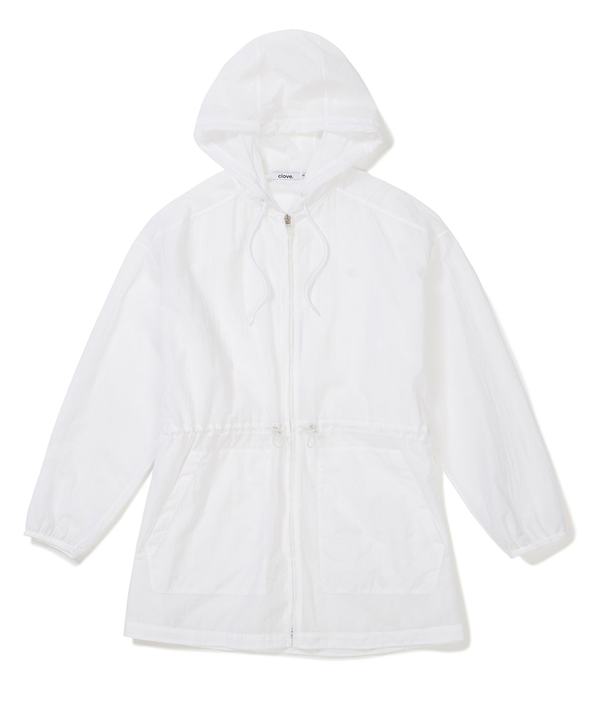 클로브(CLOVE) [24SS clove] Sheer Windbreaker (White)
