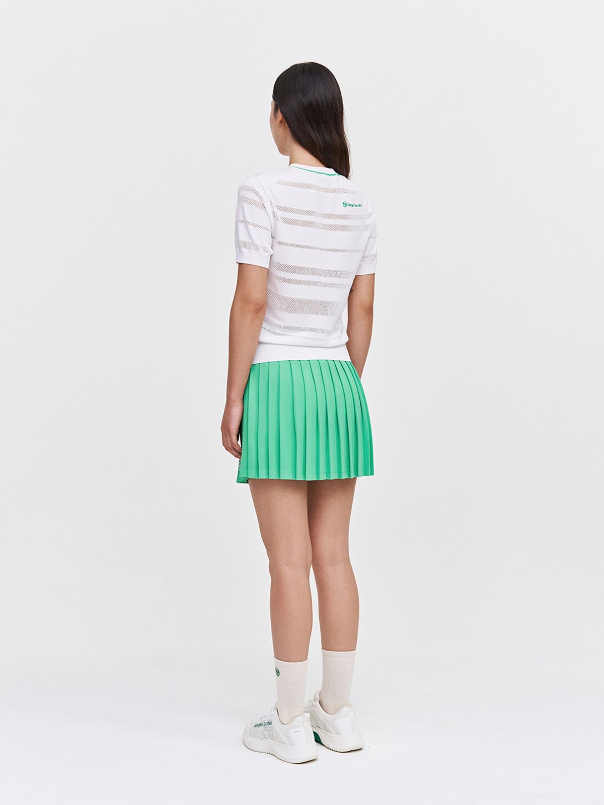 세르지오 타키니(SERGIO TACCHINI) W 리조트 반팔 풀오버 (White)