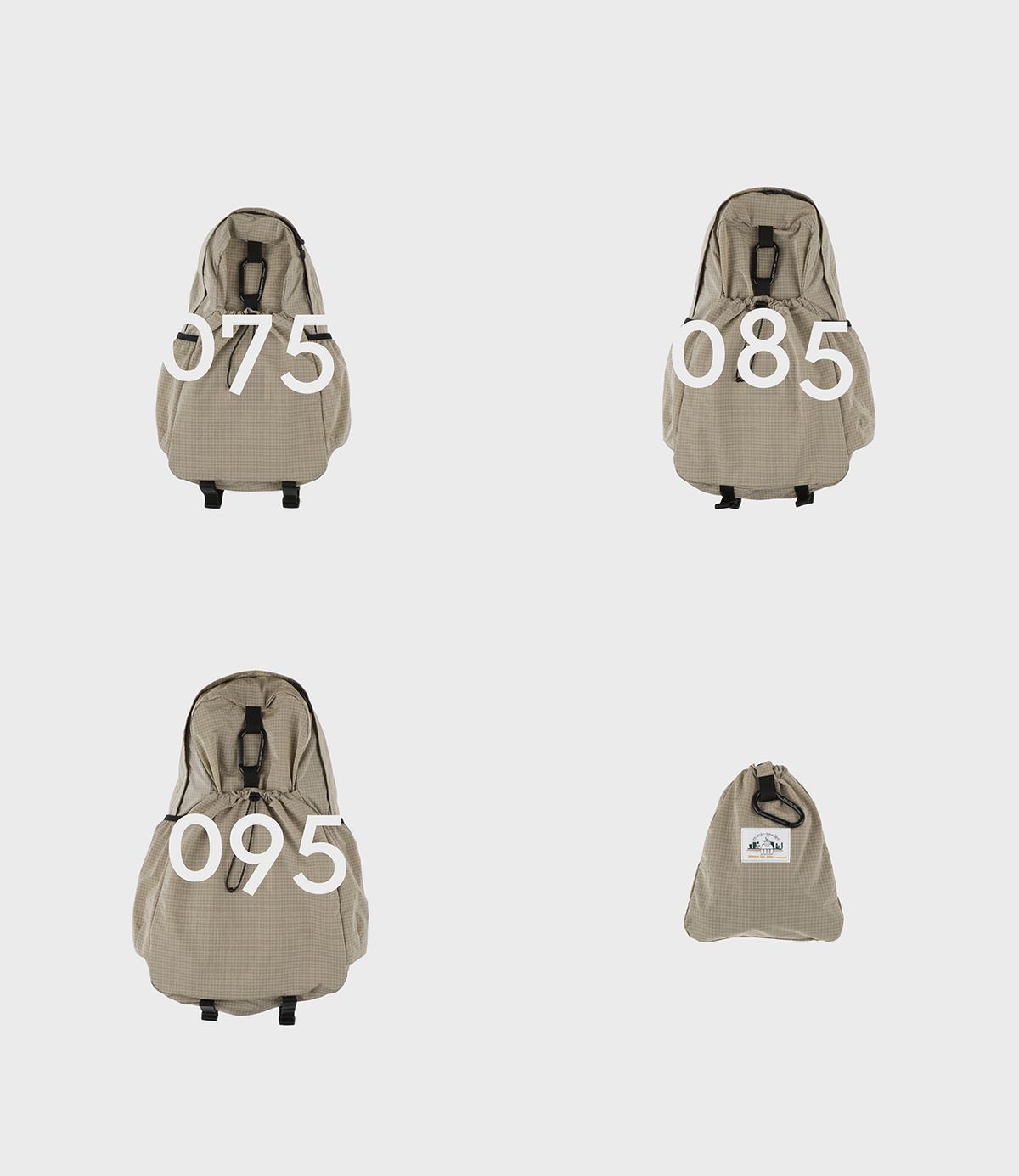 에메모가든(MMOGARDEN) mmo backpack nylon ripplerip / sand