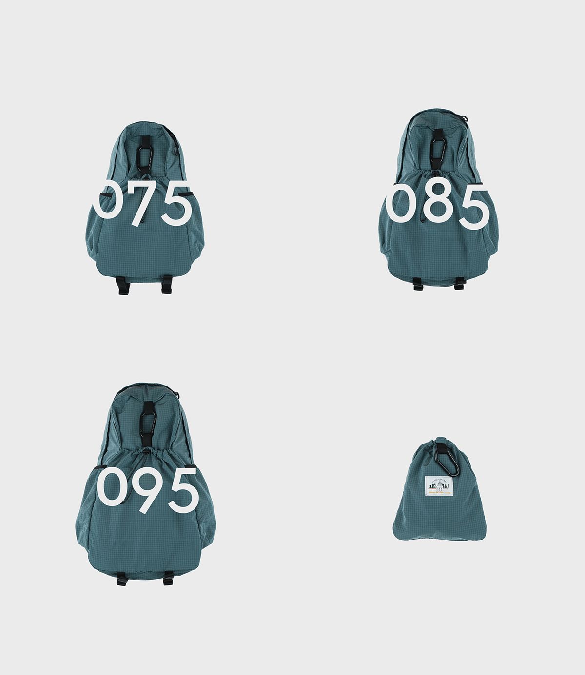 에메모가든(MMOGARDEN) mmo backpack nylon ripplerip / bluegreen