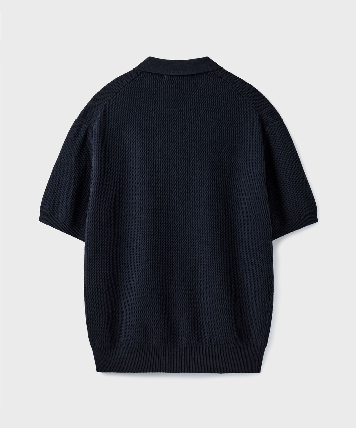 브랜디드(BRANDED) HARD TWIST HOLIDAY POLO KNIT [NAVY]