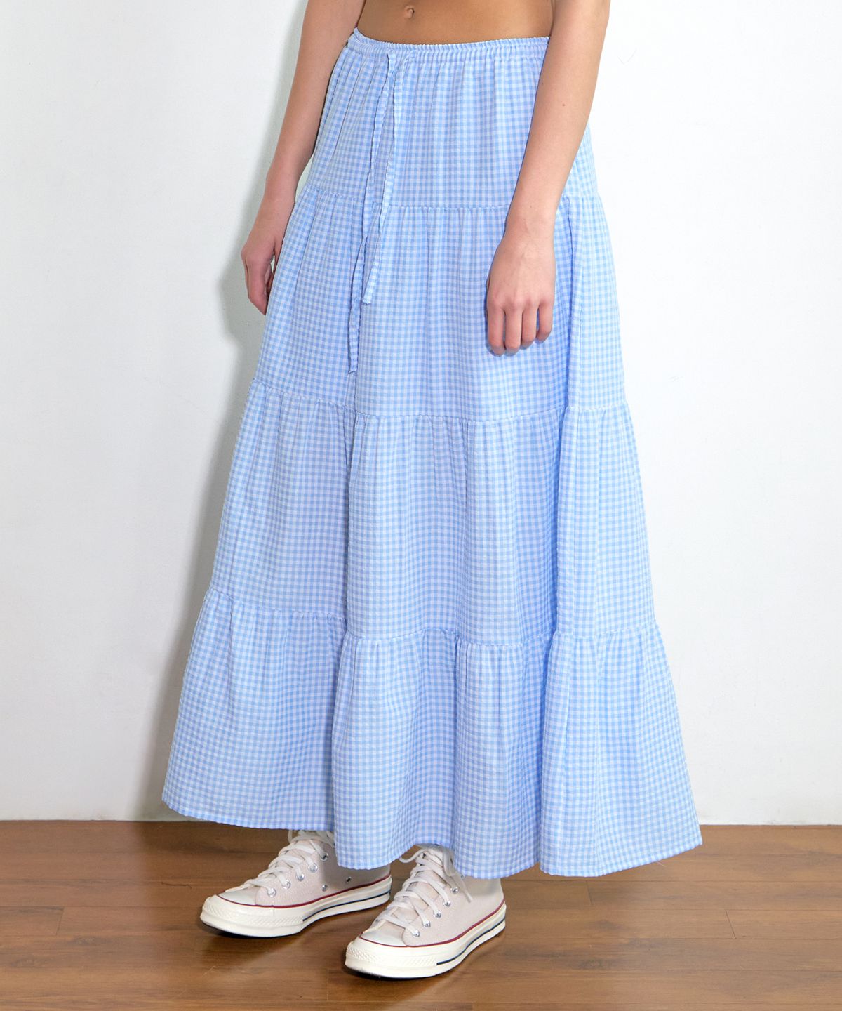 레이지지(LAZYZ) Lazy Cancan Shirring Skirt (4color)