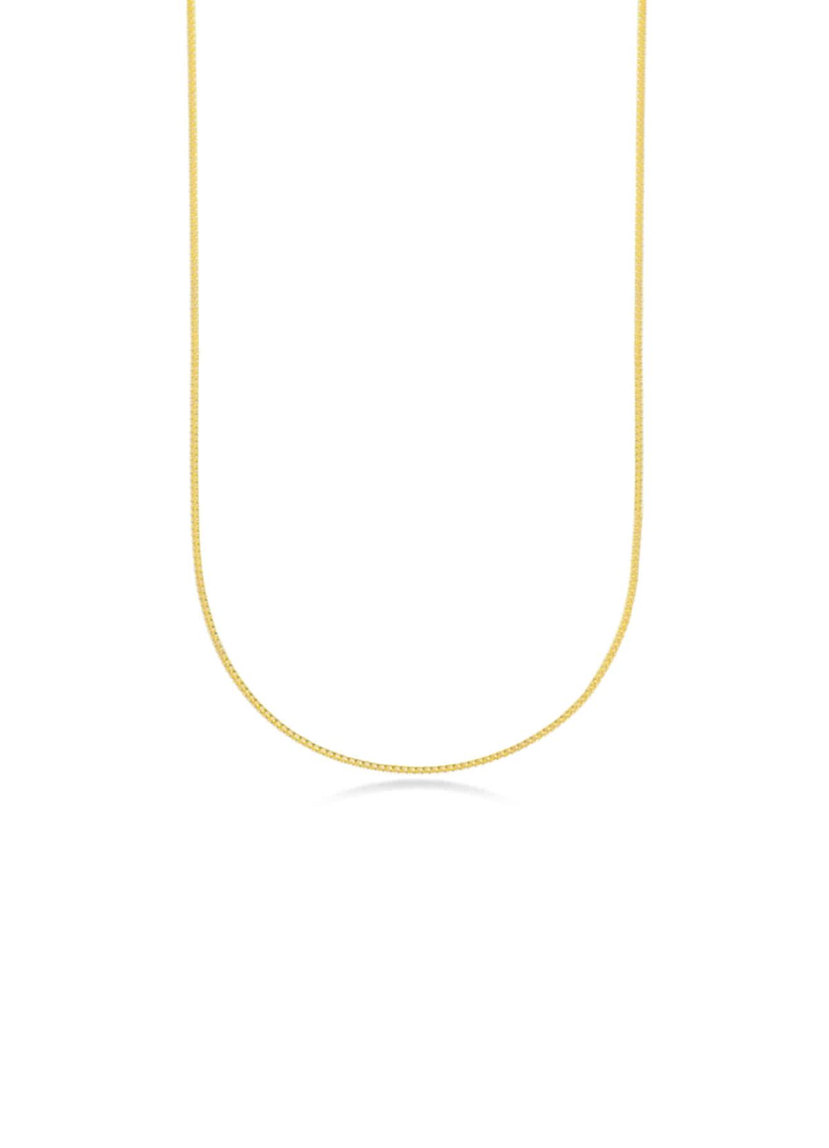 에이지47(AG47) [silver925] basic tag necklace gold