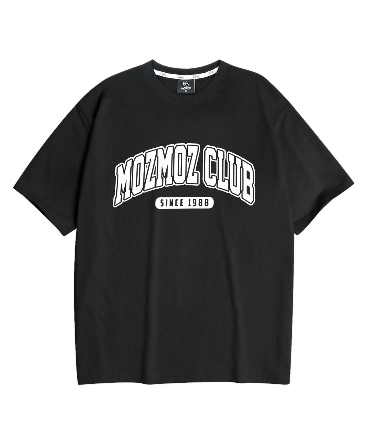 모즈모즈(MOZMOZ) [2PACK] 아치로고 오버핏 반팔 세트