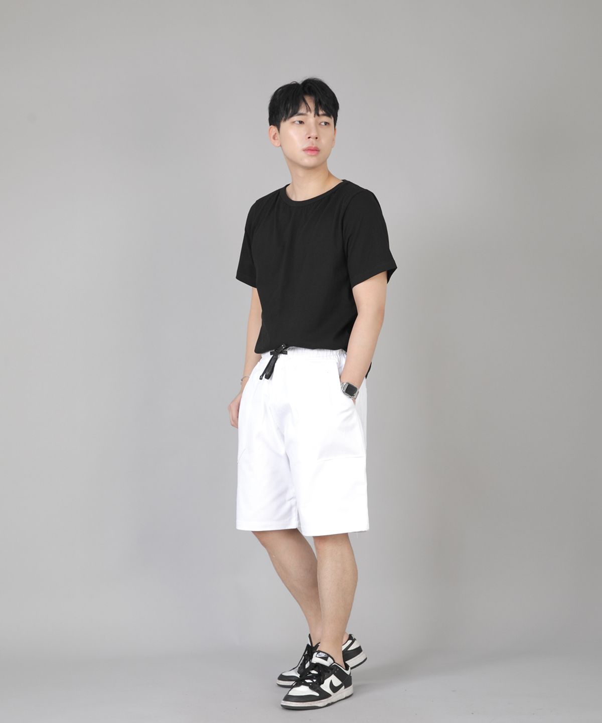 세인트크루(SAINTCREW) 퍼티그쇼츠 EFS-348 화이트