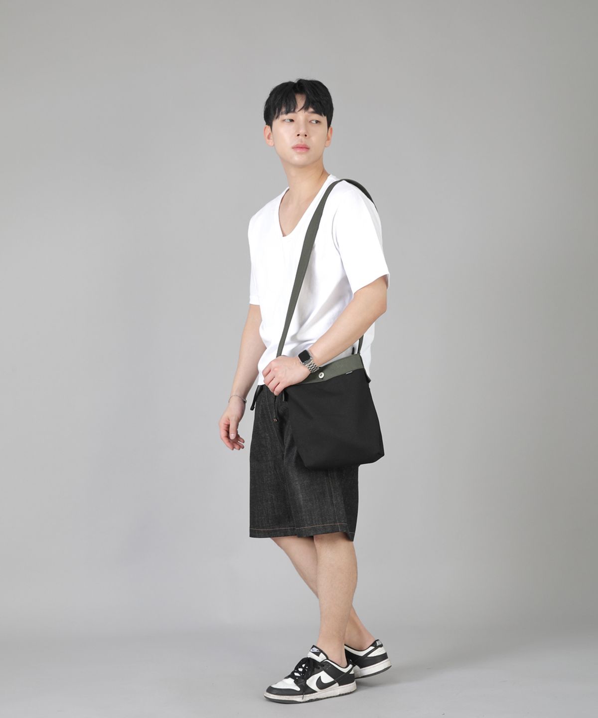 세인트크루(SAINTCREW) 립스P쇼츠 ERS-349 블랙데님