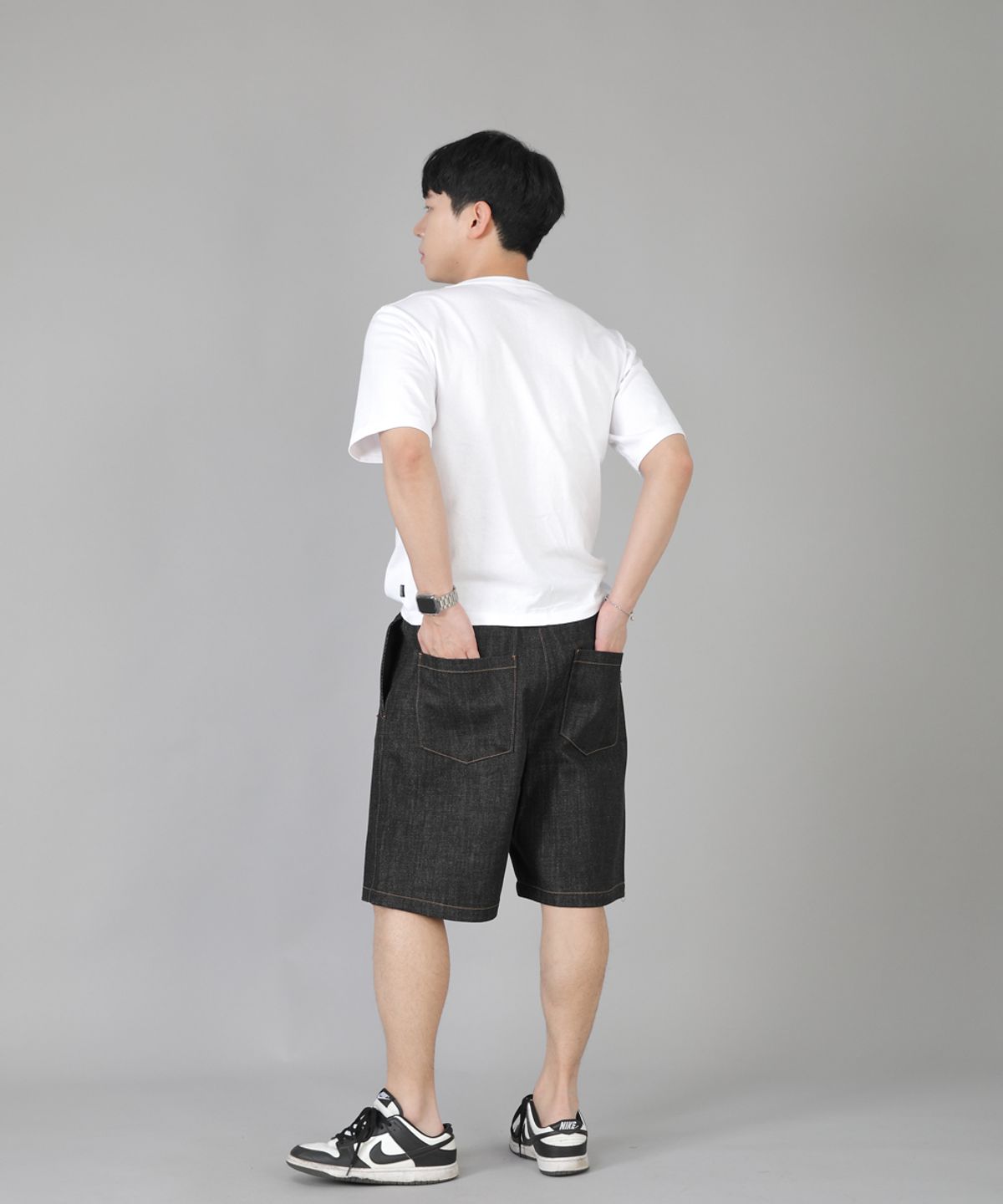 세인트크루(SAINTCREW) 립스P쇼츠 ERS-349 블랙데님
