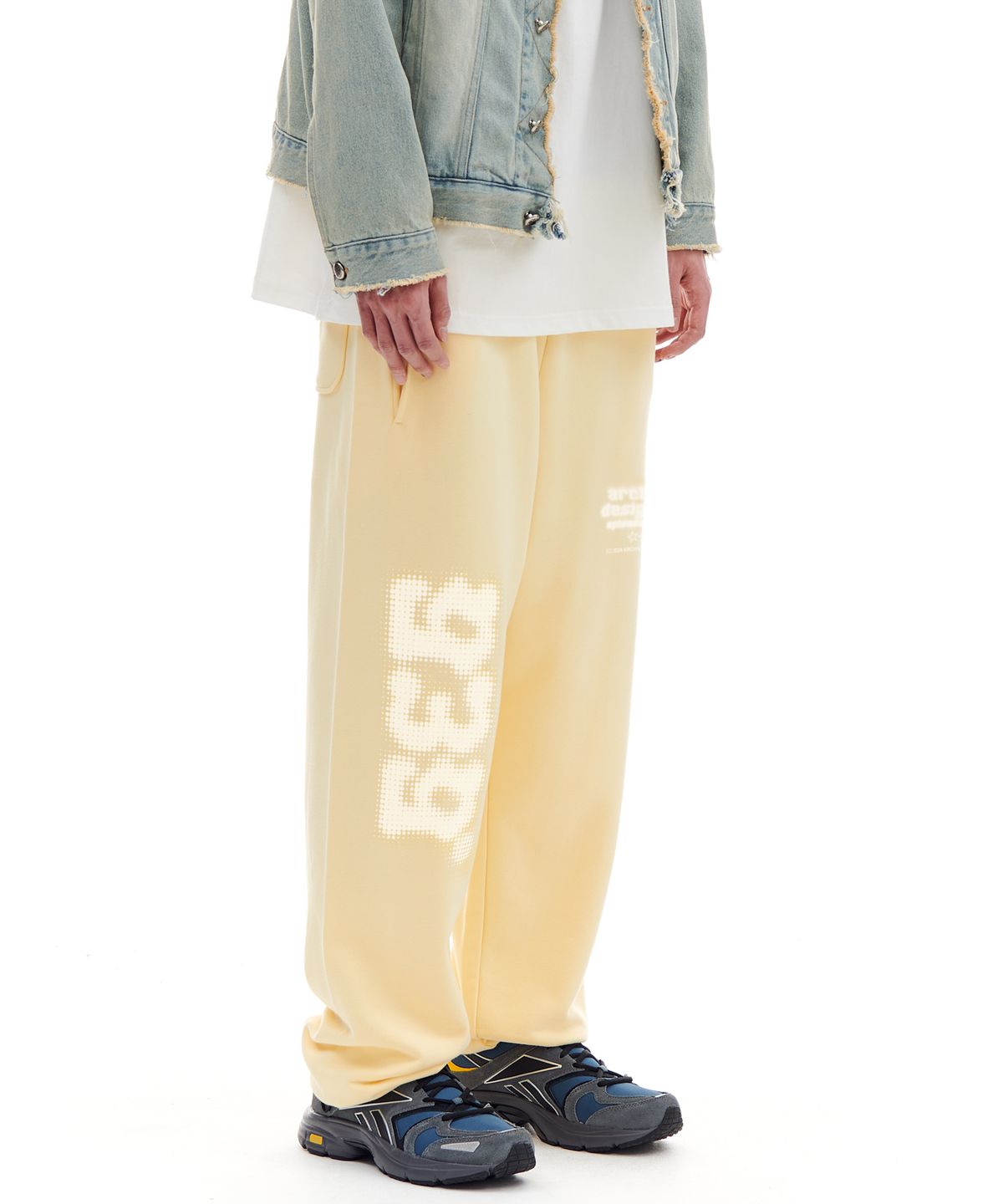 아카이브 볼드(ARCHIVE BOLD) 939 BLUR SWEAT PANTS (LEMON)