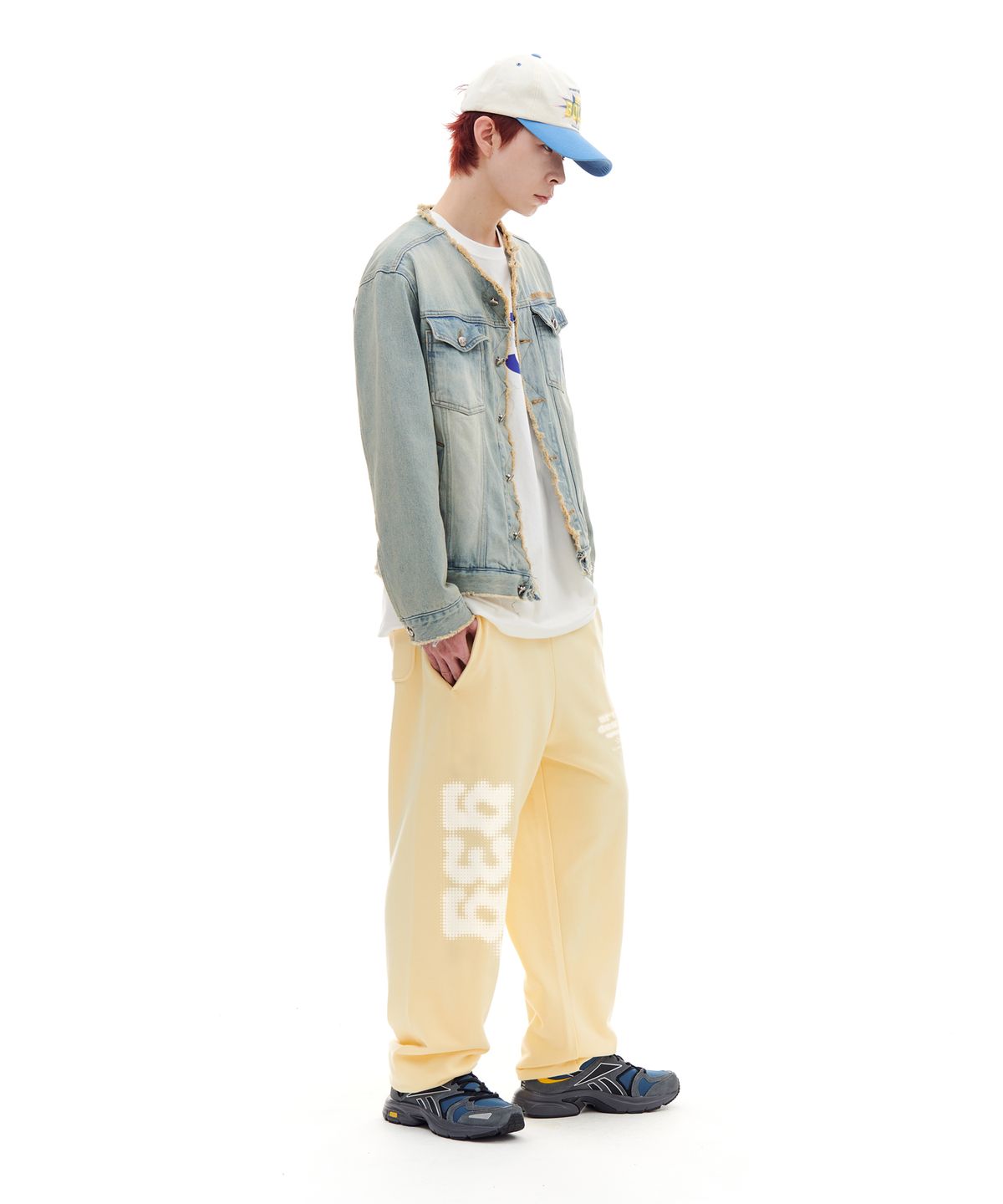 아카이브 볼드(ARCHIVE BOLD) 939 BLUR SWEAT PANTS (LEMON)