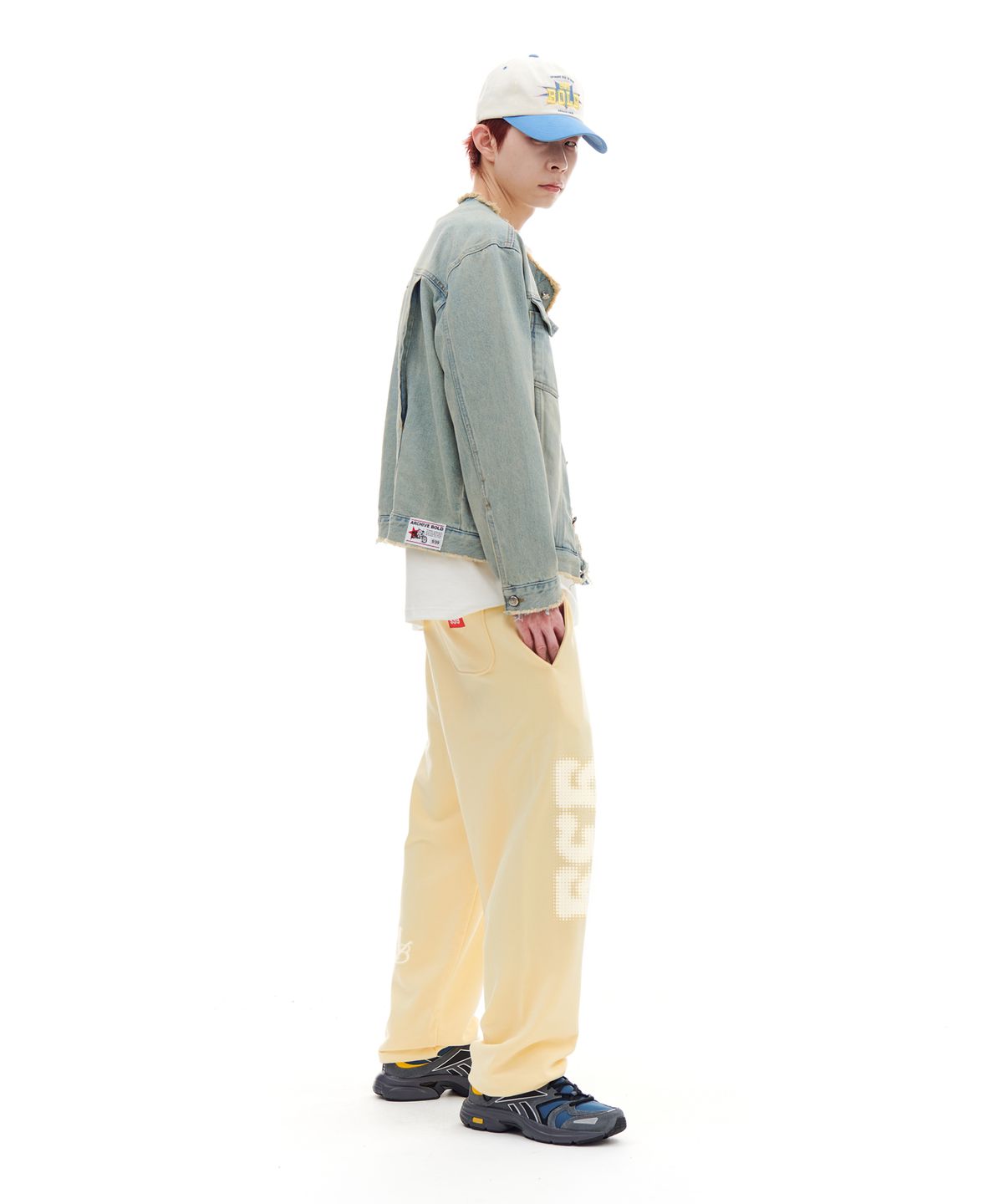 아카이브 볼드(ARCHIVE BOLD) 939 BLUR SWEAT PANTS (LEMON)