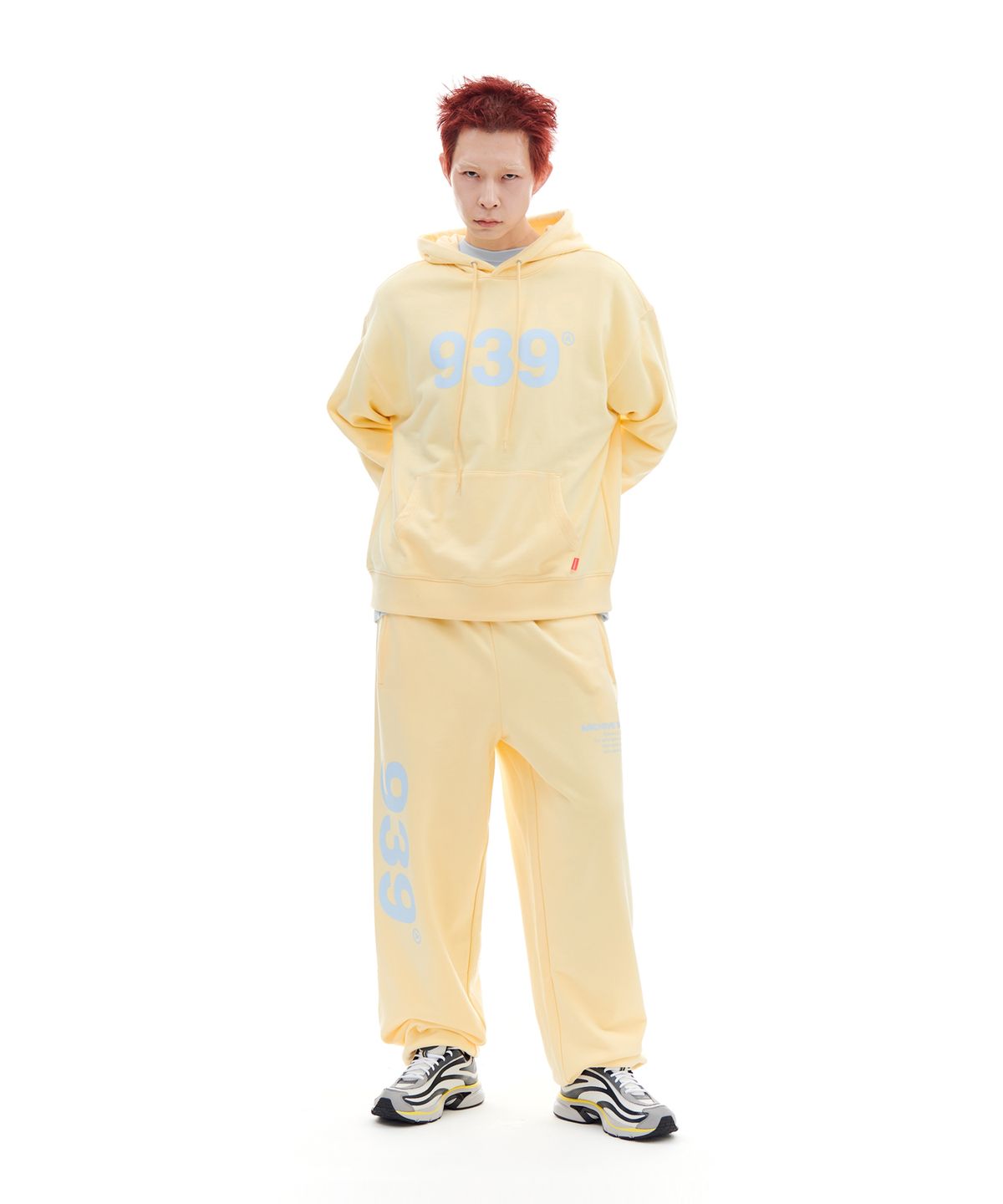 아카이브 볼드(ARCHIVE BOLD) 939 LOGO SWEAT PANTS (LEMON)