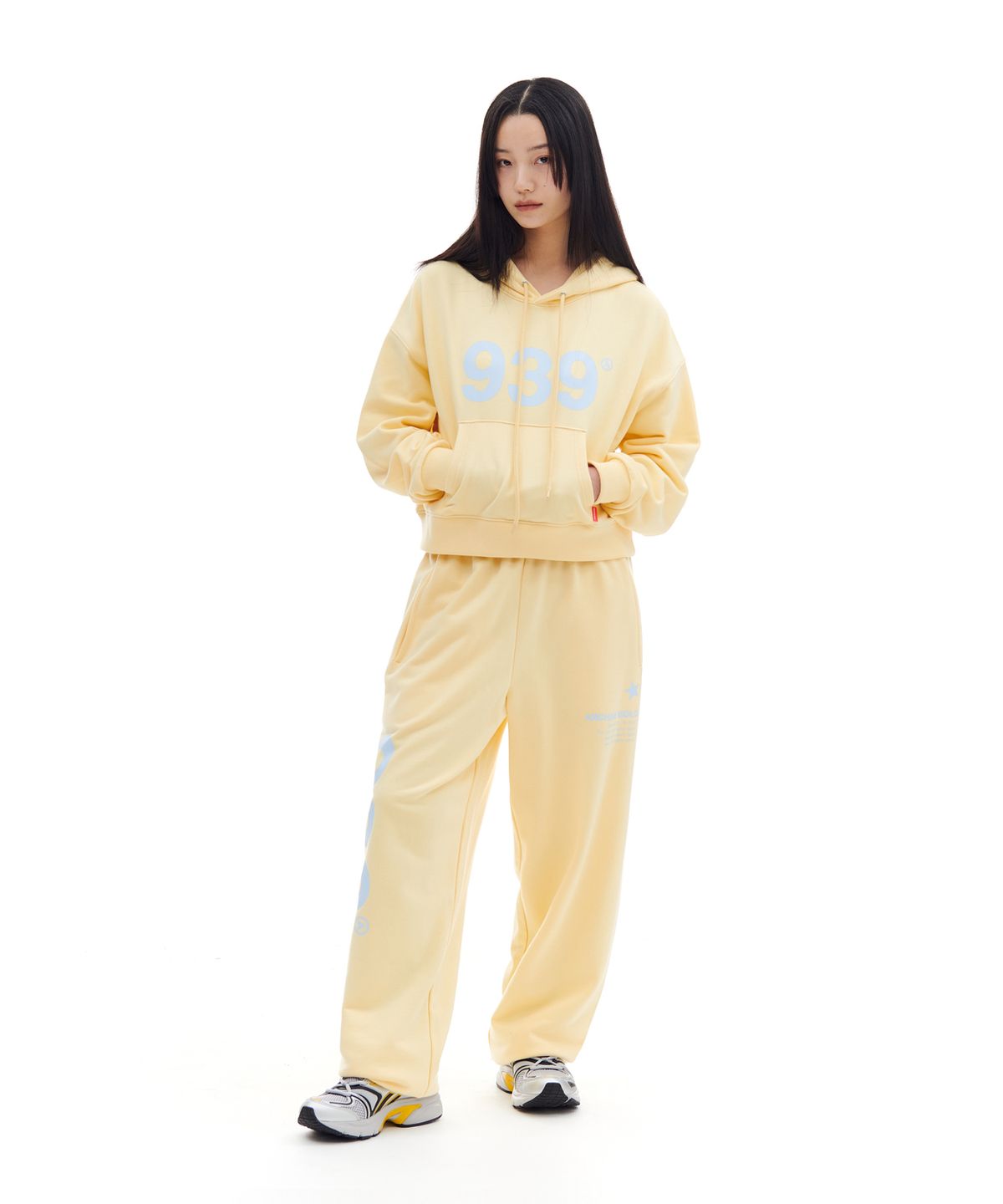 아카이브 볼드(ARCHIVE BOLD) 939 LOGO SWEAT PANTS (LEMON)