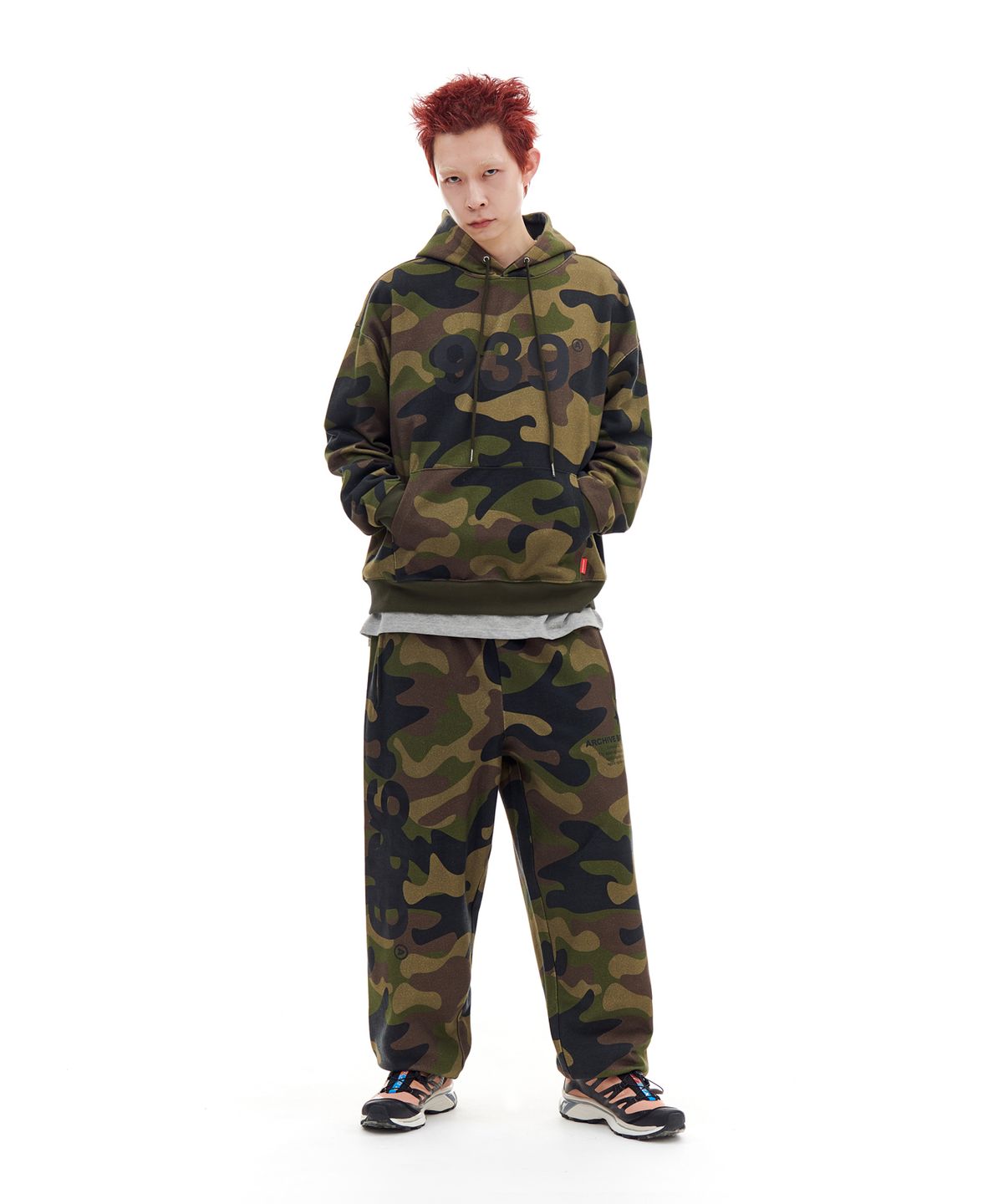아카이브 볼드(ARCHIVE BOLD) 939 LOGO SWEAT PANTS (CAMO)