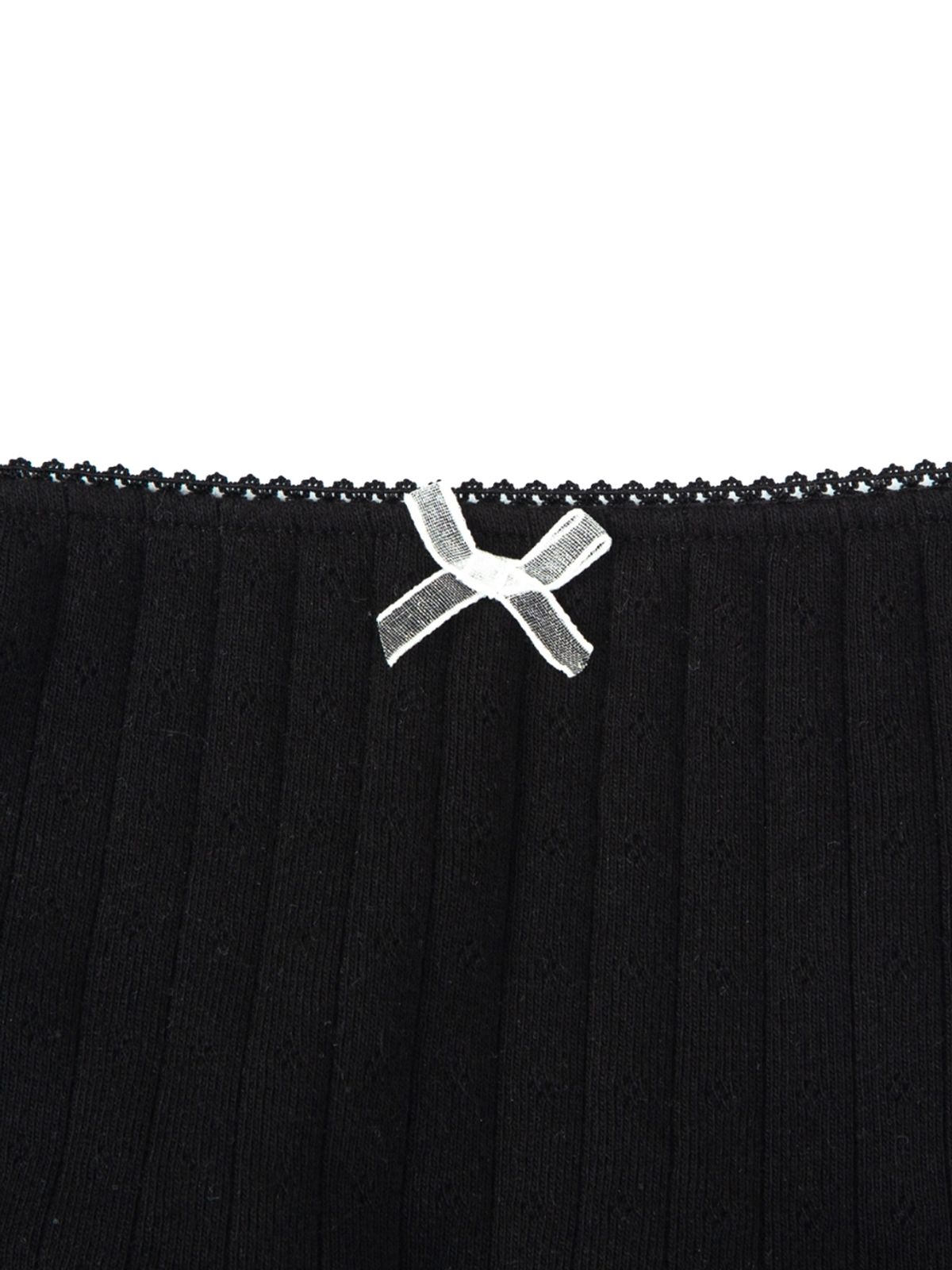 에즈이프 캘리(ASIF CALIE) LACE LAYERED MINI SKIRT BLACK
