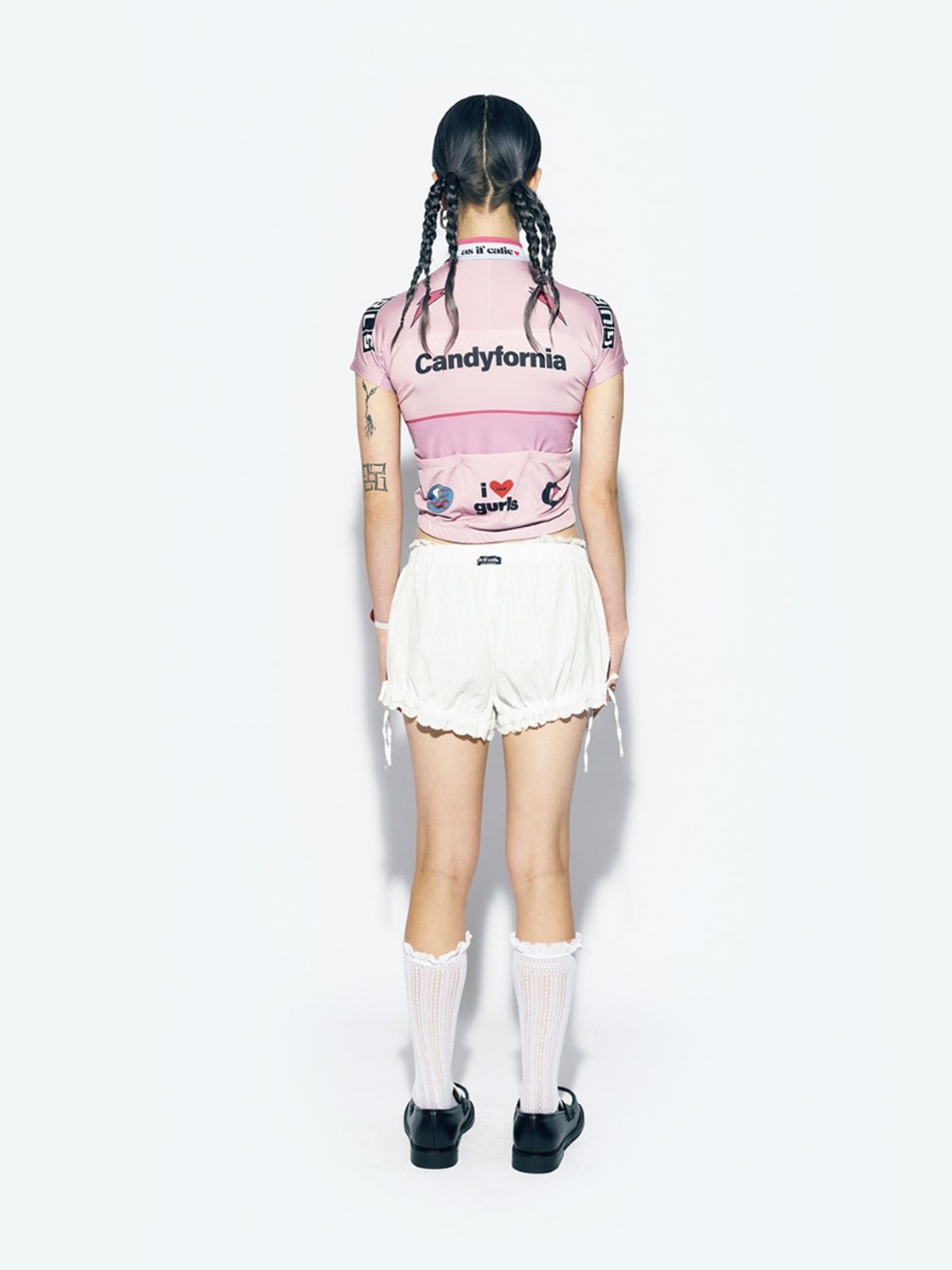 에즈이프 캘리(ASIF CALIE) RIBBON BALLOON SHORT PANTS WHITE