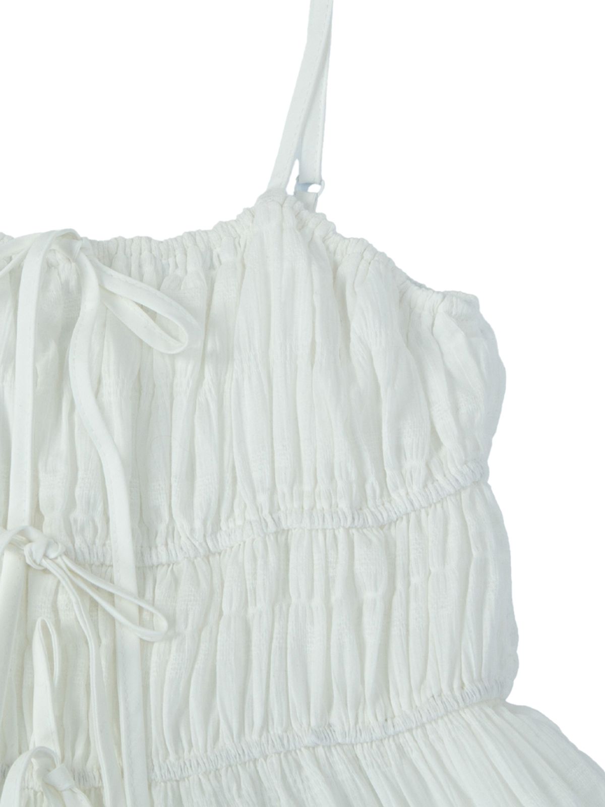 에즈이프 캘리(ASIF CALIE) GATHERING MAXI DRESS WHITE