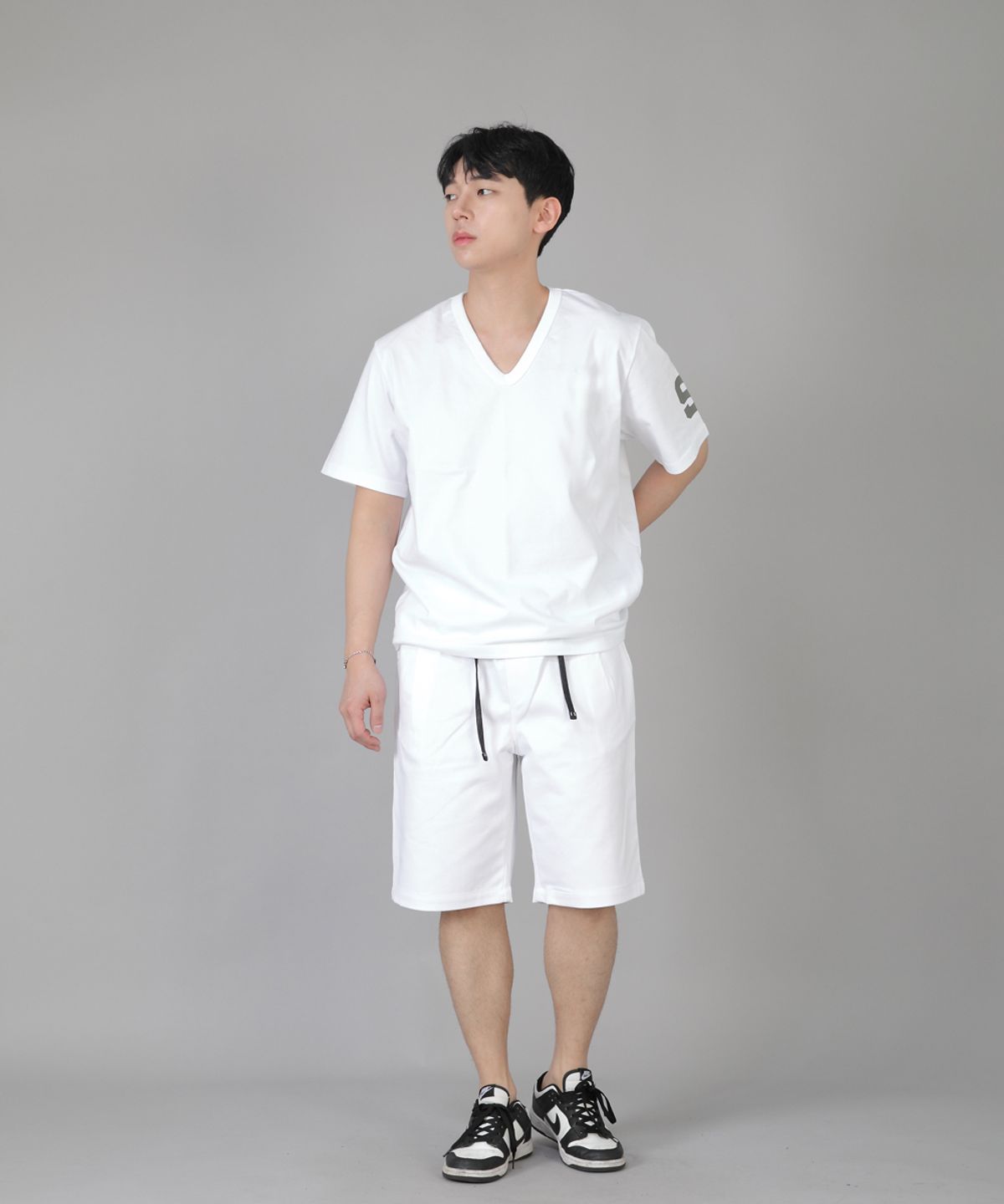 세인트크루(SAINTCREW) 핀턱쇼츠 EPS-350 화이트