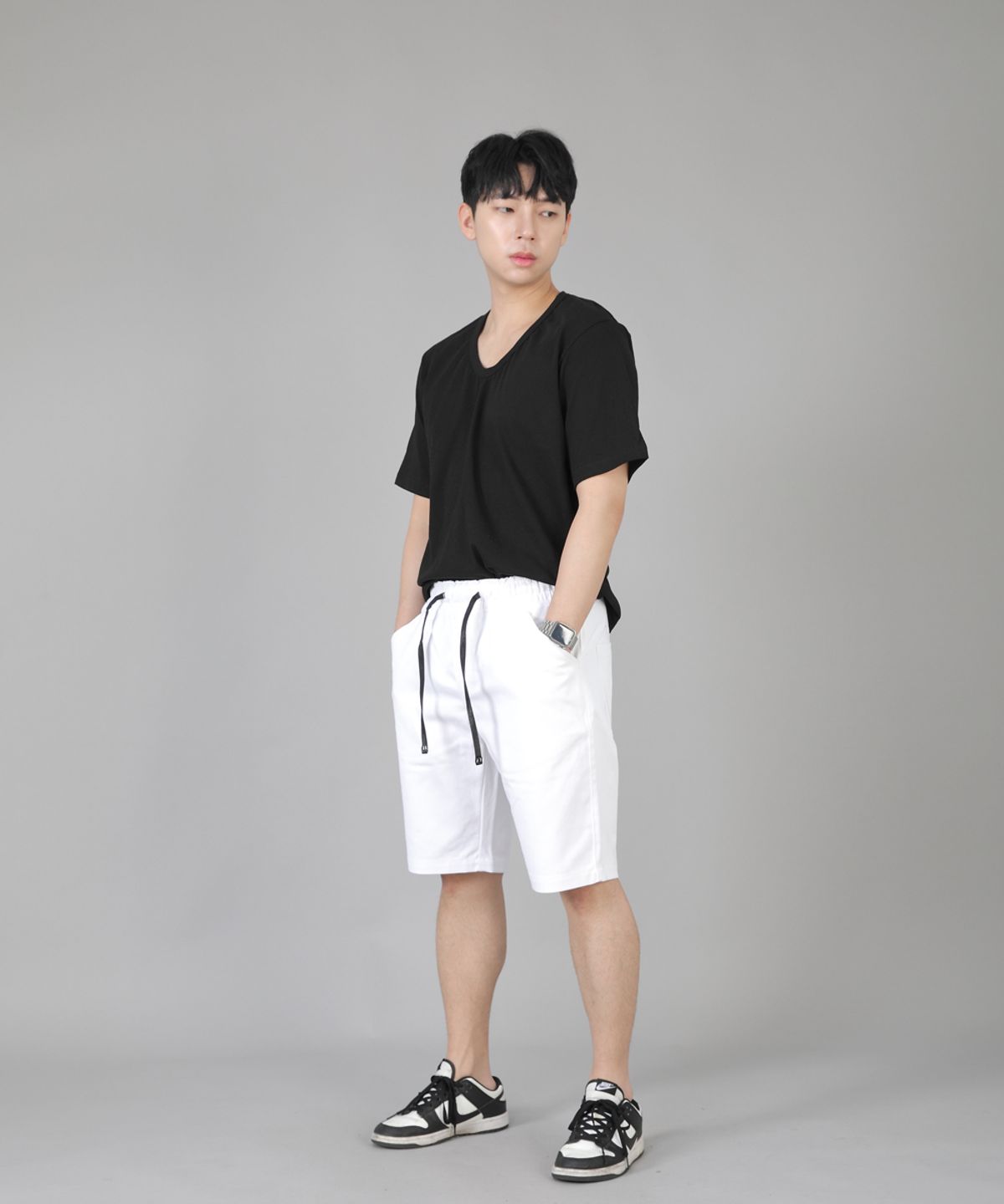 세인트크루(SAINTCREW) 레귤러쇼츠 ERES-351 화이트