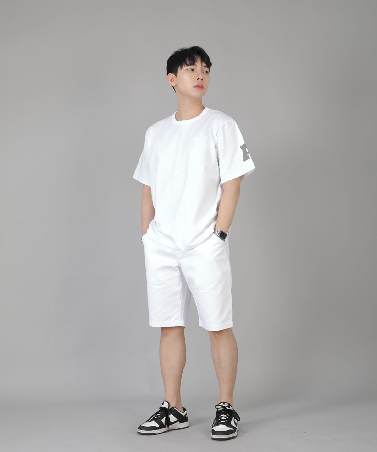 세인트크루(SAINTCREW) 레귤러쇼츠 ERES-351 화이트