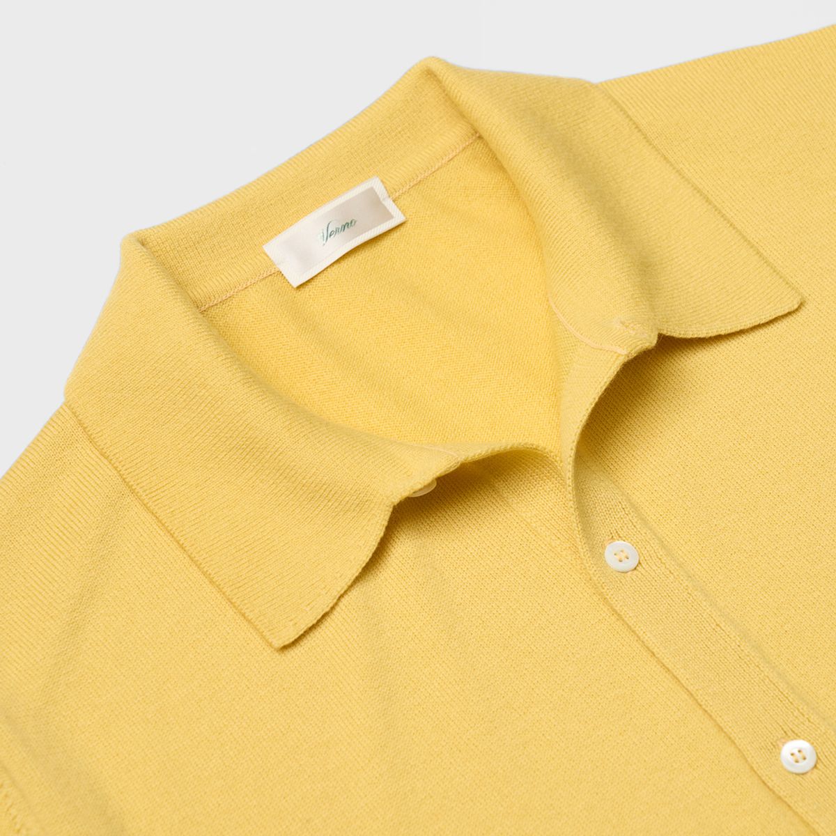베르노(VERNO) 24SS Essential collar cardigan Yellow