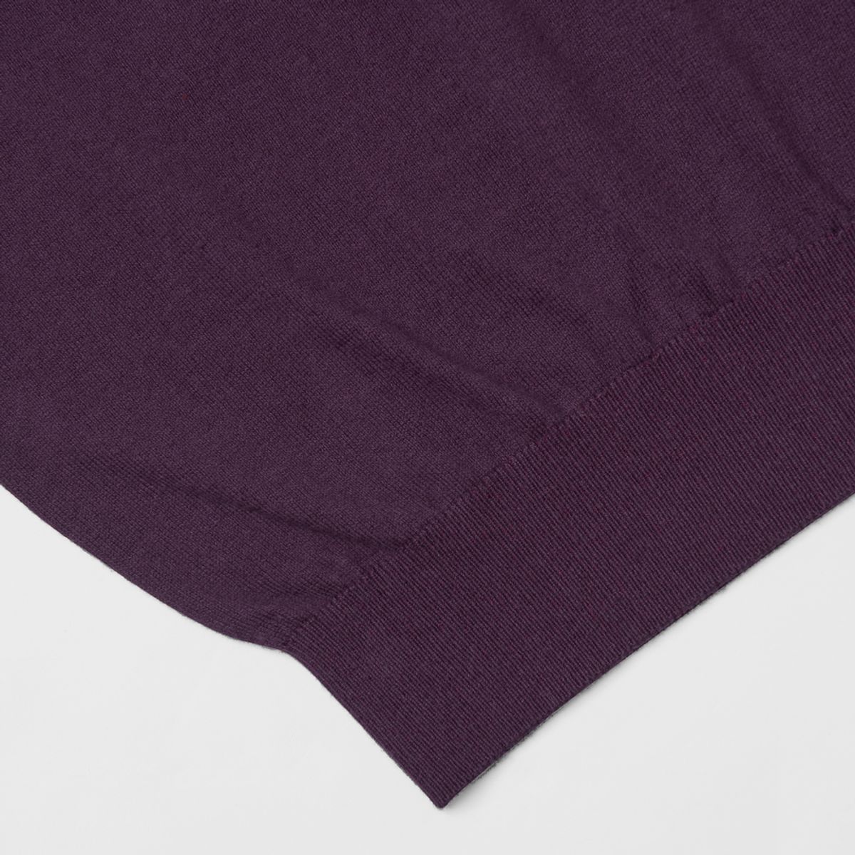 베르노(VERNO) 24SS Essential open collar knit Violet