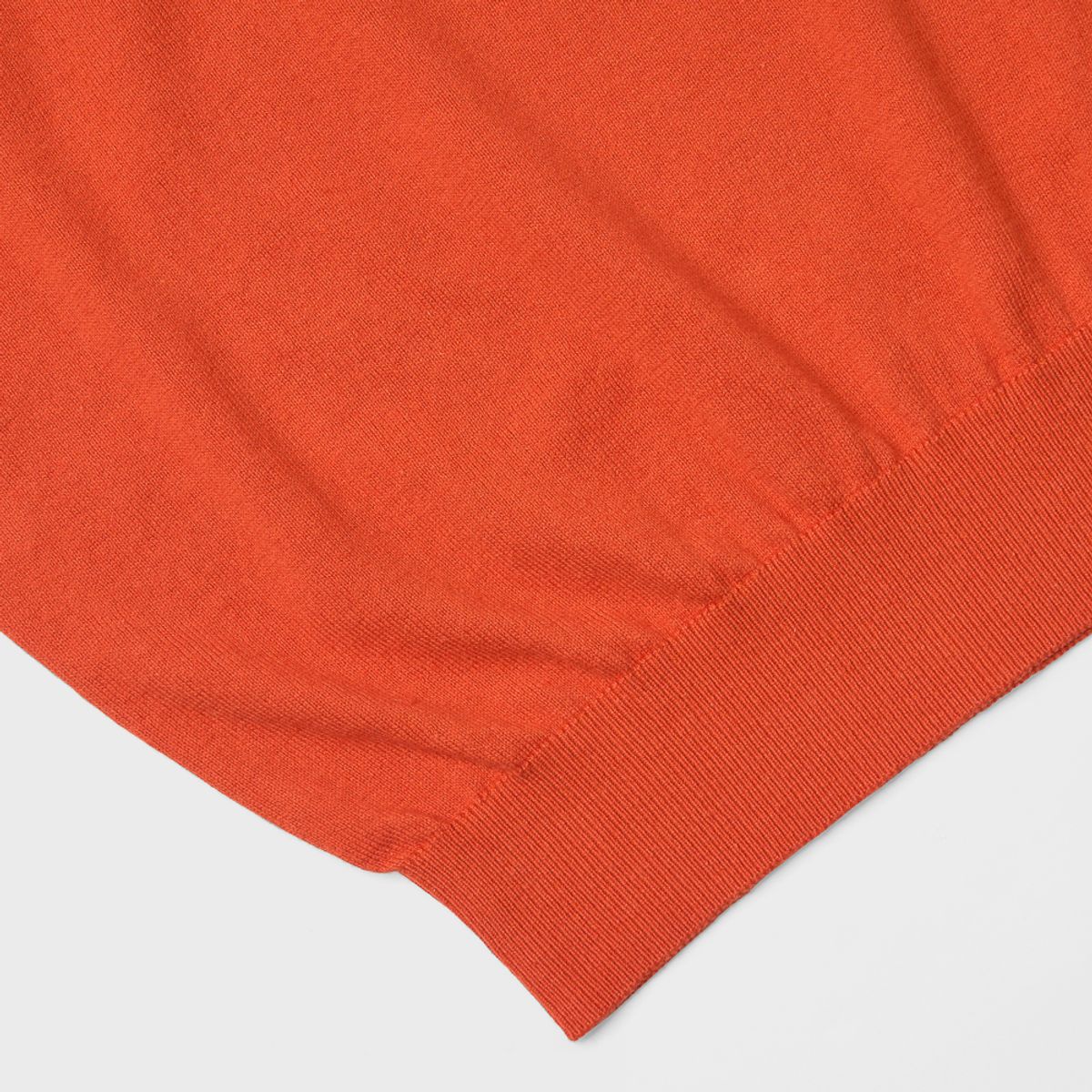 베르노(VERNO) 24SS Essential open collar knit Orange