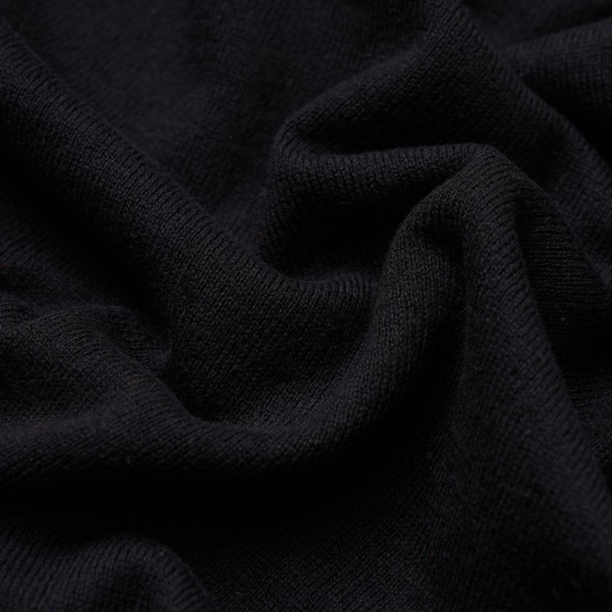 베르노(VERNO) 24SS Essential open collar knit Black