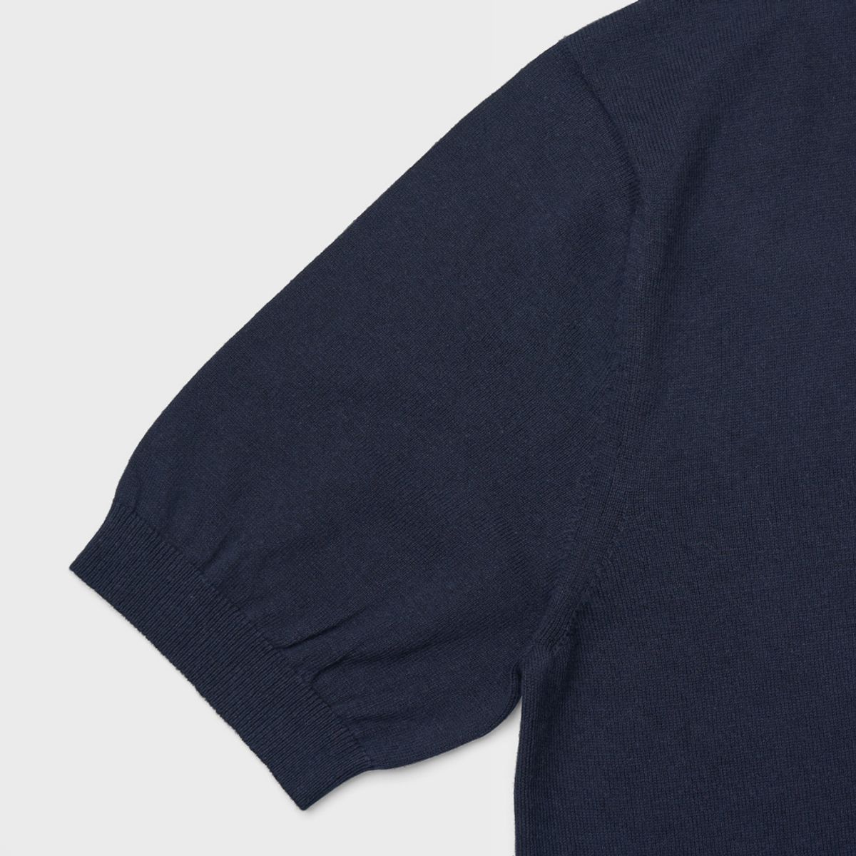 베르노(VERNO) 24SS Essential open collar knit Navy