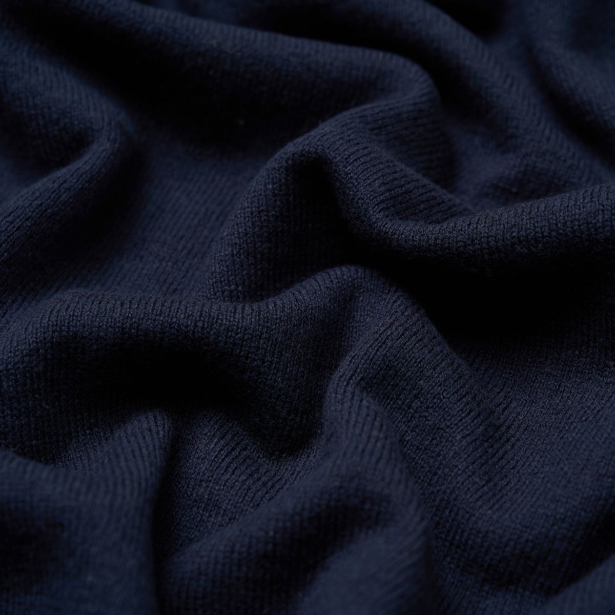 베르노(VERNO) 24SS Essential open collar knit Navy