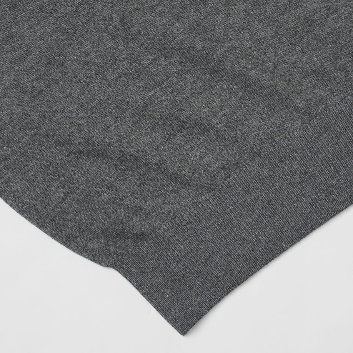베르노(VERNO) 24SS Essential open collar knit Gray