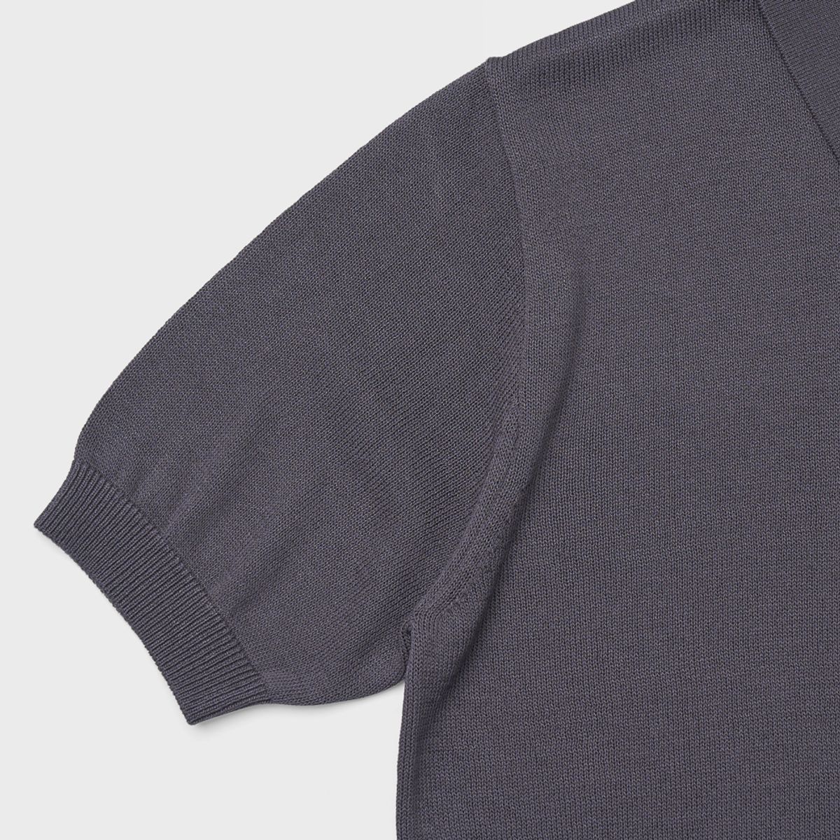 베르노(VERNO) 24SS Linen like polo knit Gray