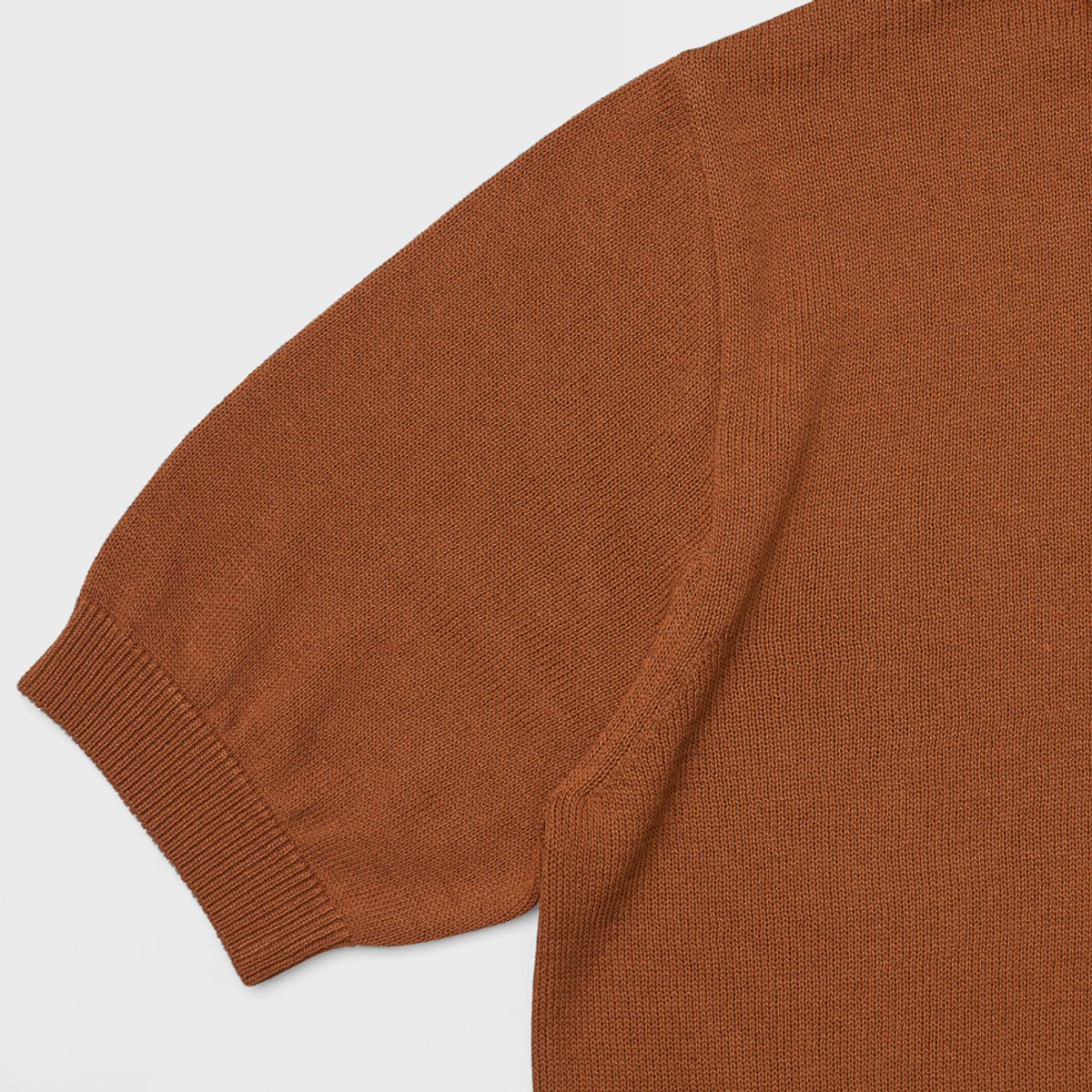 베르노(VERNO) 24SS Linen like polo knit Camel