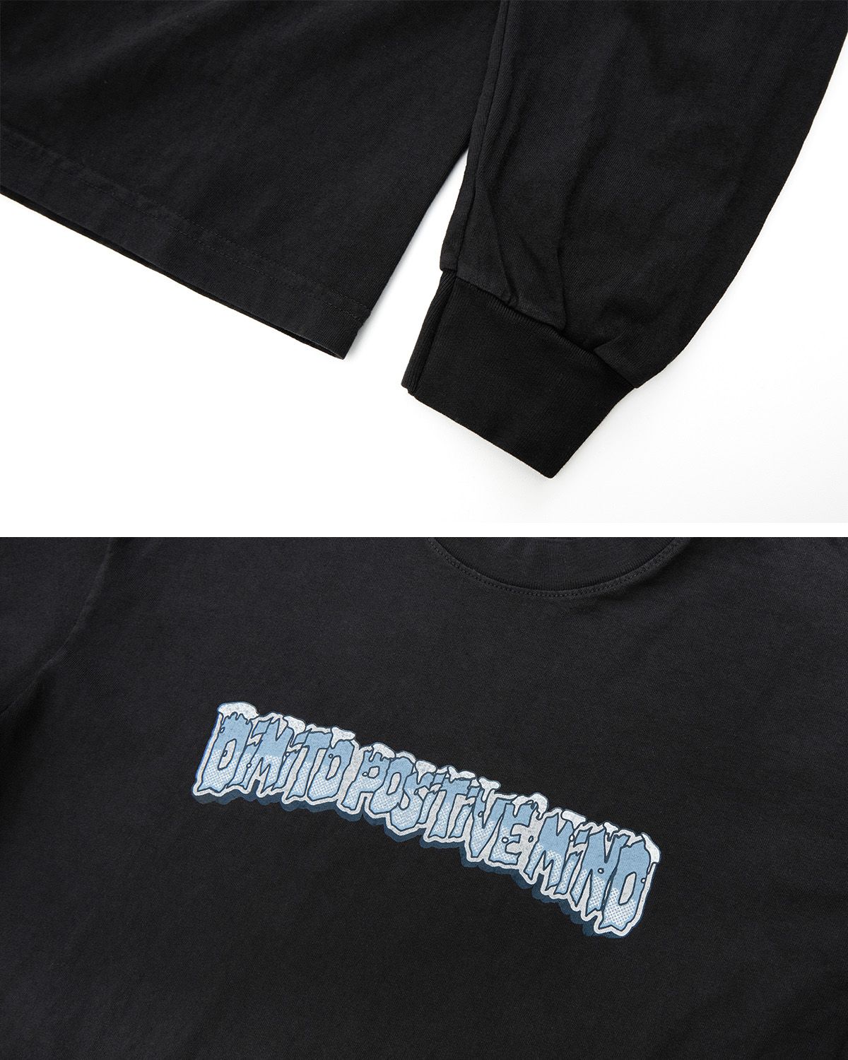 디미토(DIMITO) SNOW LSV GD 6.5OZ TEE BLACK