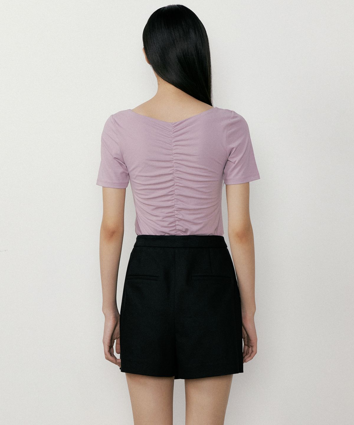오떼뜨(OCTETTE) REVERSIBLE SHIRRING T_3COLOR