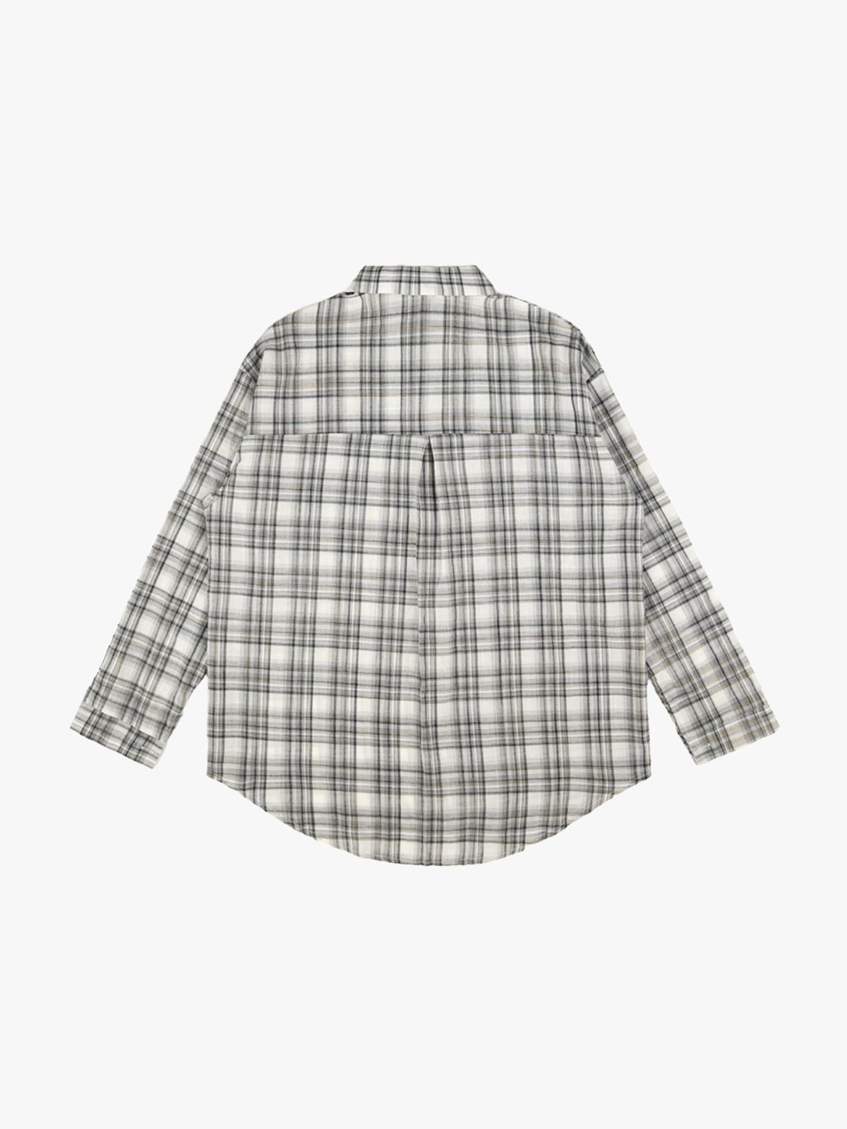 핑크파인애플(PINK PINEAPPLE) COOL CHECK SHIRT_BLACK