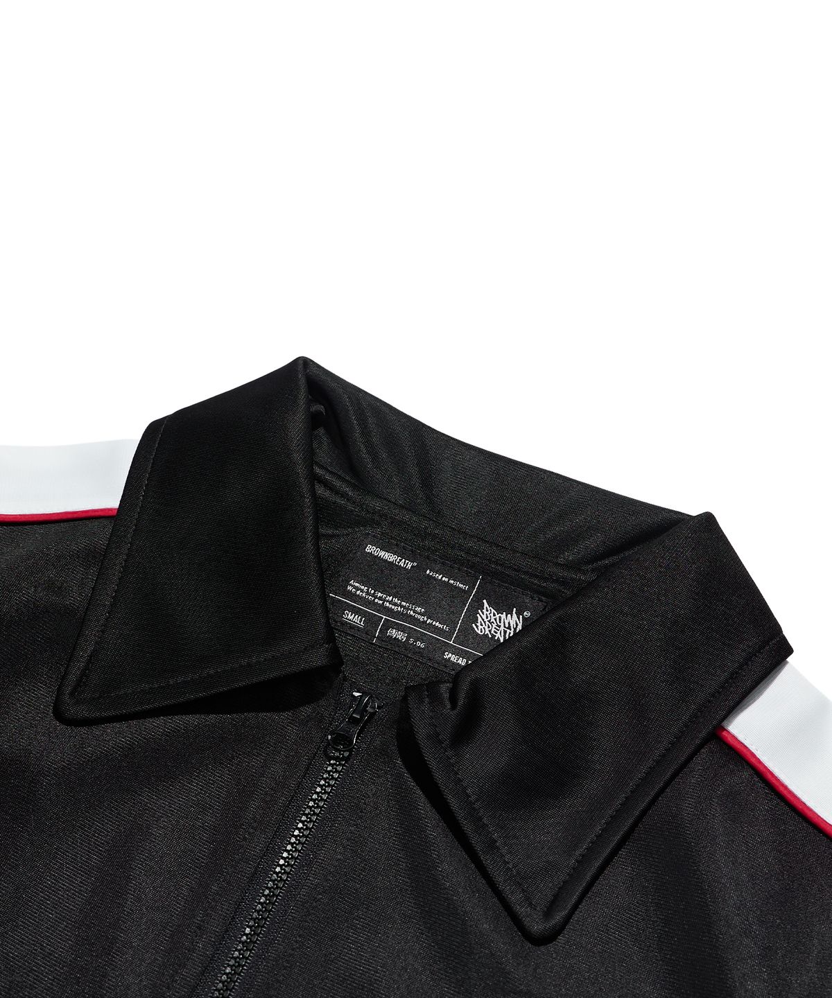 브라운브레스(BROWNBREATH) W BREATH CROP TRACK JACKET - BLACK