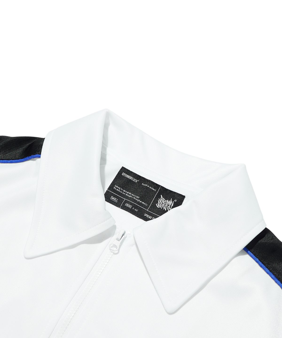 브라운브레스(BROWNBREATH) W BREATH CROP TRACK JACKET - WHITE